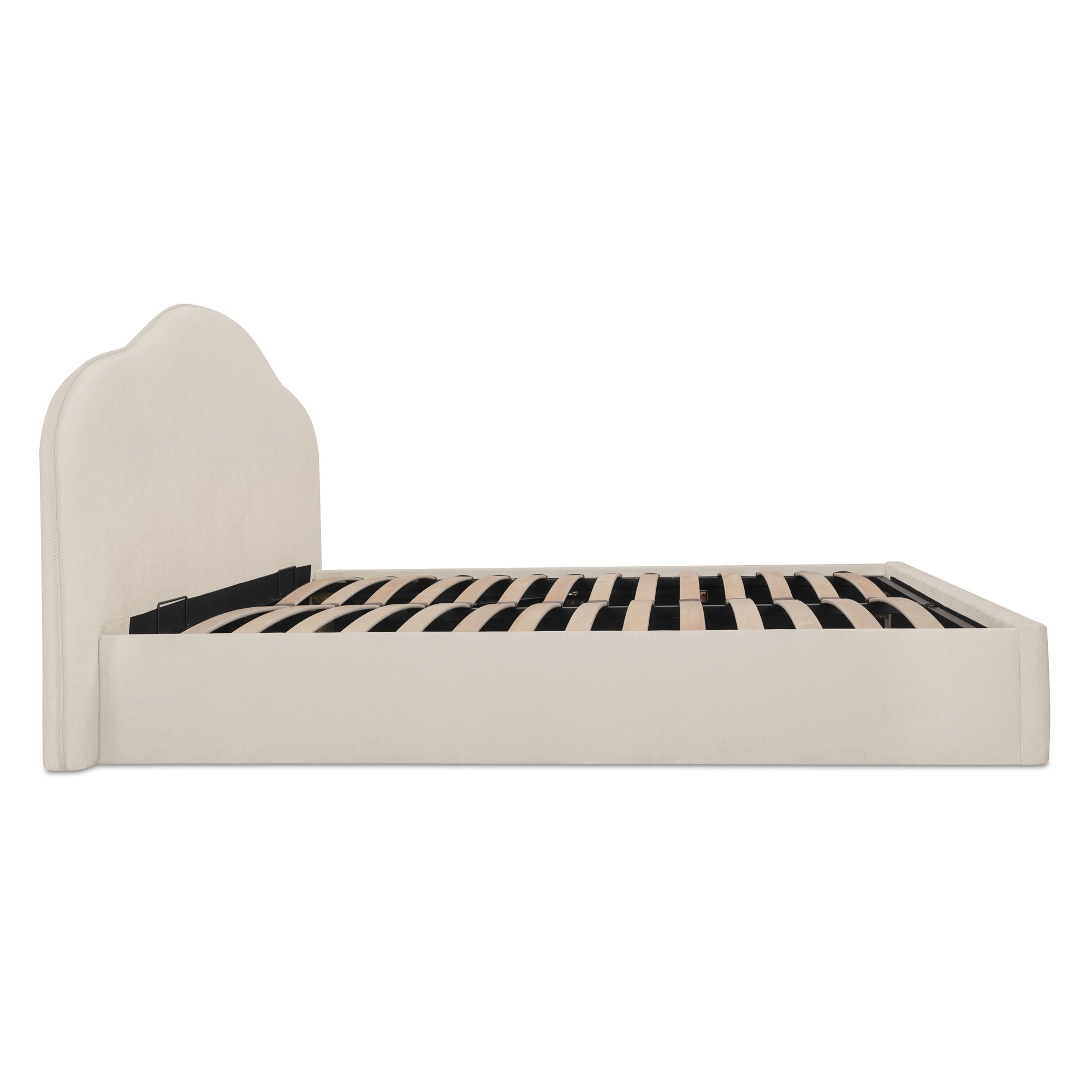 Moes Maggie King Storage Bed Cream RN-1162-05-0