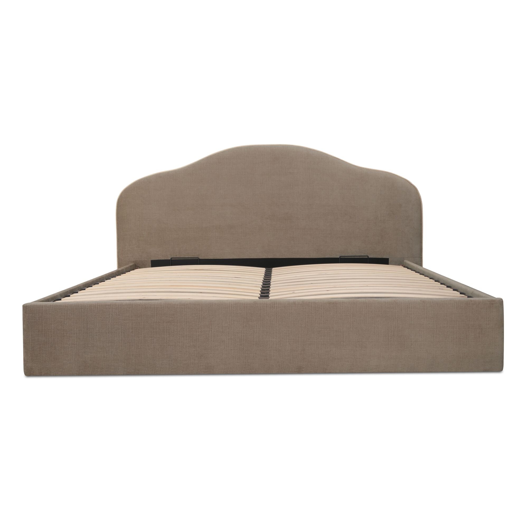 Moes Maggie King Storage Bed Taupe RN-1162-39-0