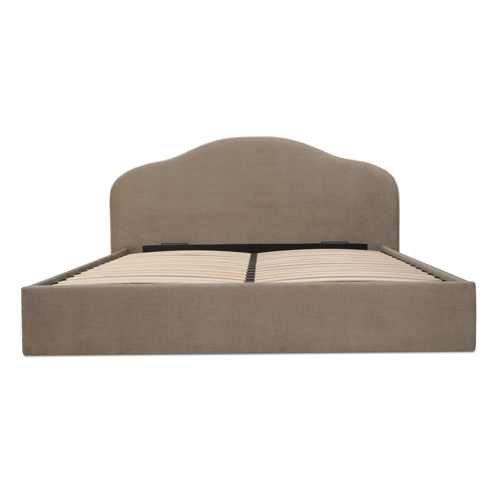 Moes Maggie Queen Storage Bed Taupe RN-1163-39-0