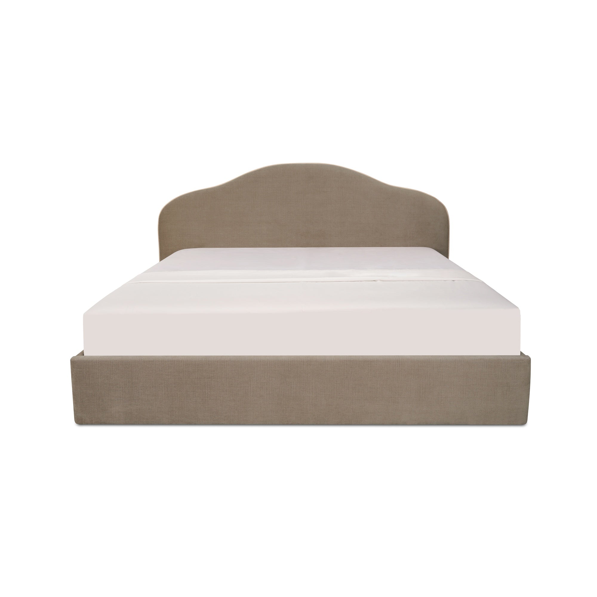 Moes Maggie Queen Storage Bed Taupe RN-1163-39-0