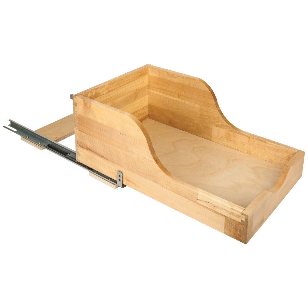 Hardware Resources Wood High Back Rollout for Vanity Depth