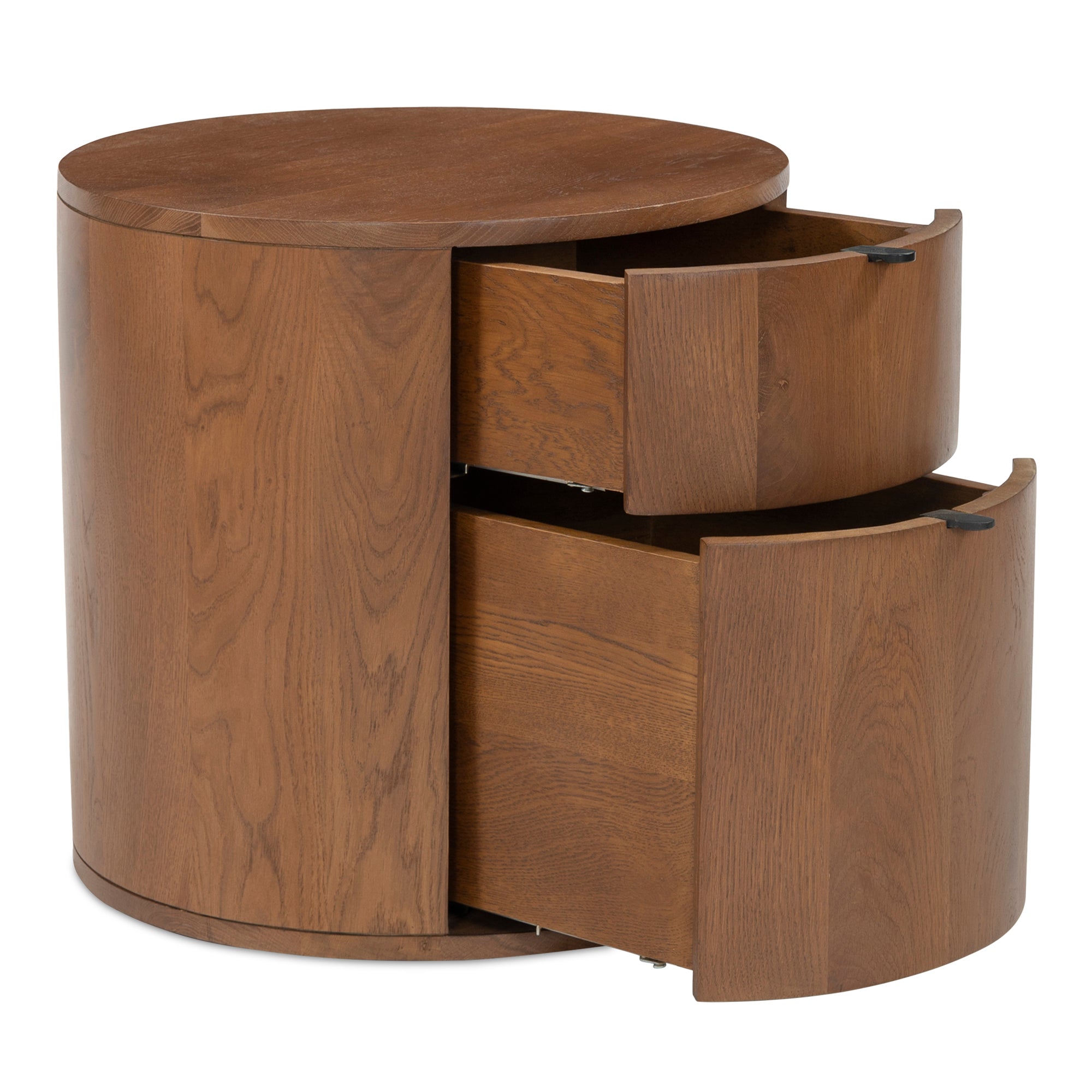 Moes Theo Two Drawer Nightstand Brown RP-1011-03