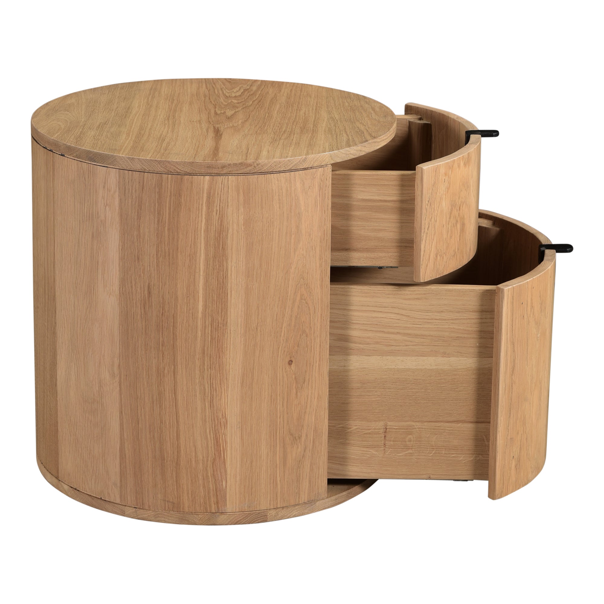 Moes Theo Two Drawer Nightstand Natural RP-1011-24