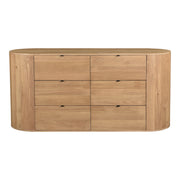 Moes Theo 6 Drawer Dresser Natural RP-1013-24