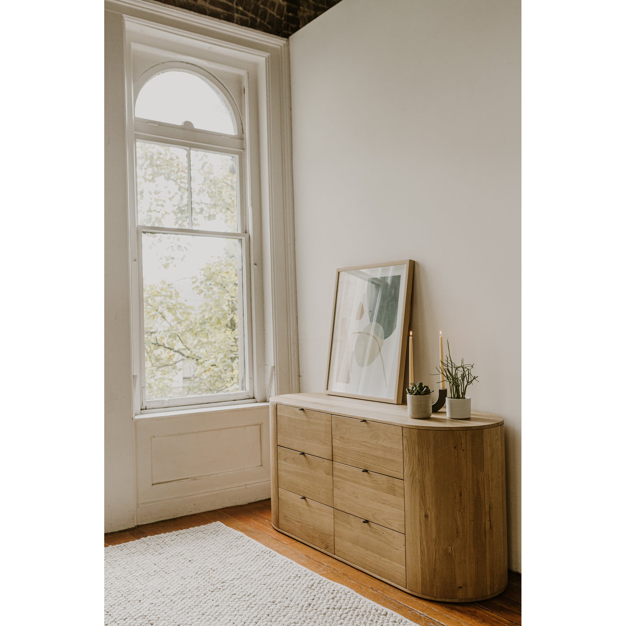Moes Theo 6 Drawer Dresser Natural RP-1013-24