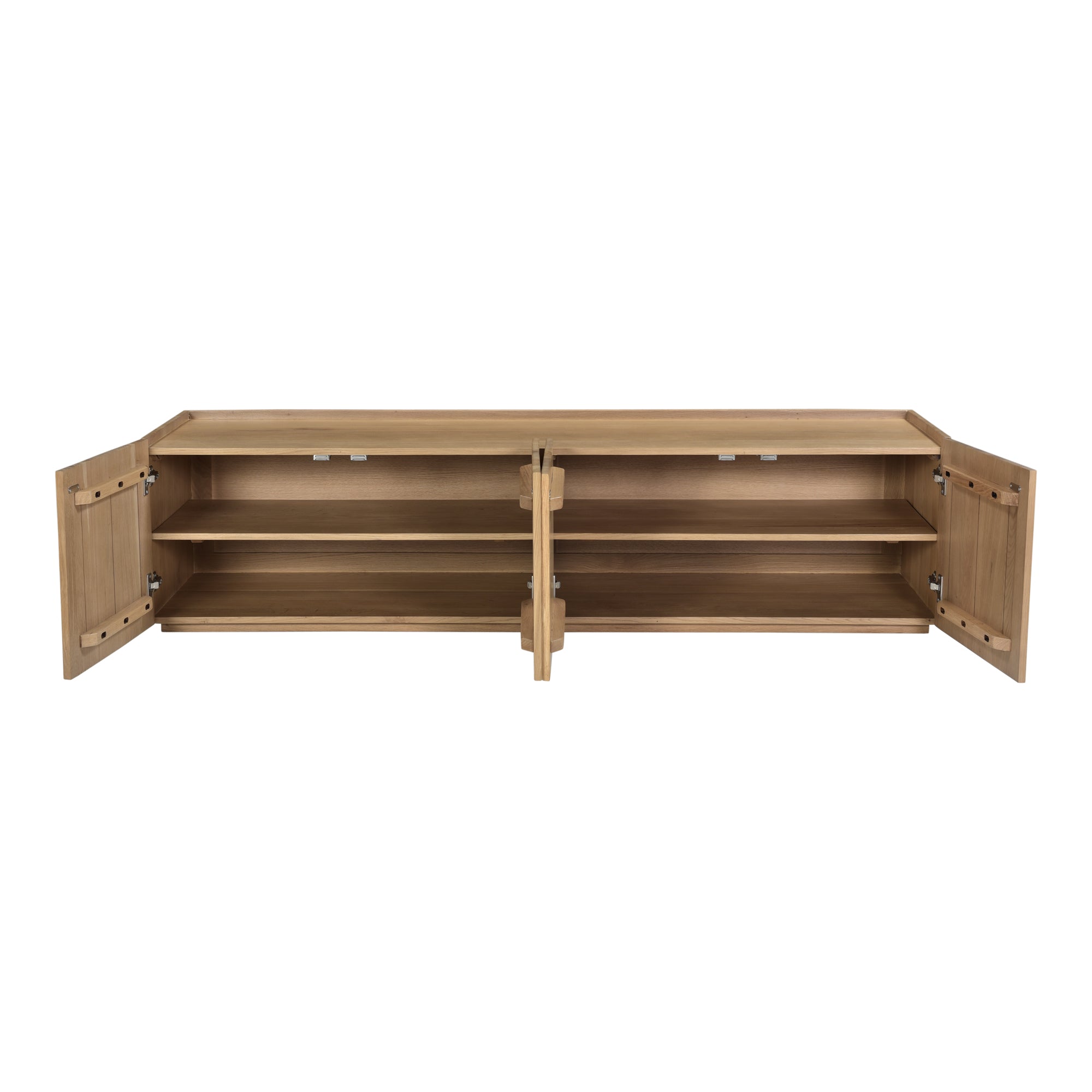 Moes Plank Media Cabinet Natural RP-1021-24