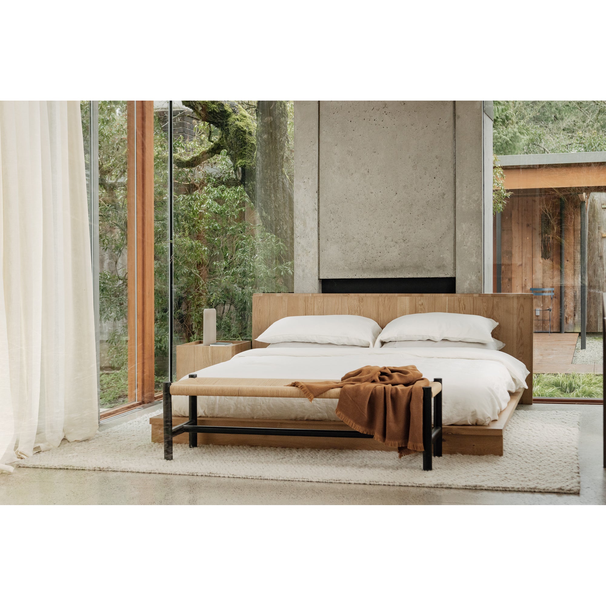 Moes Plank Nightstand Natural RP-1022-24