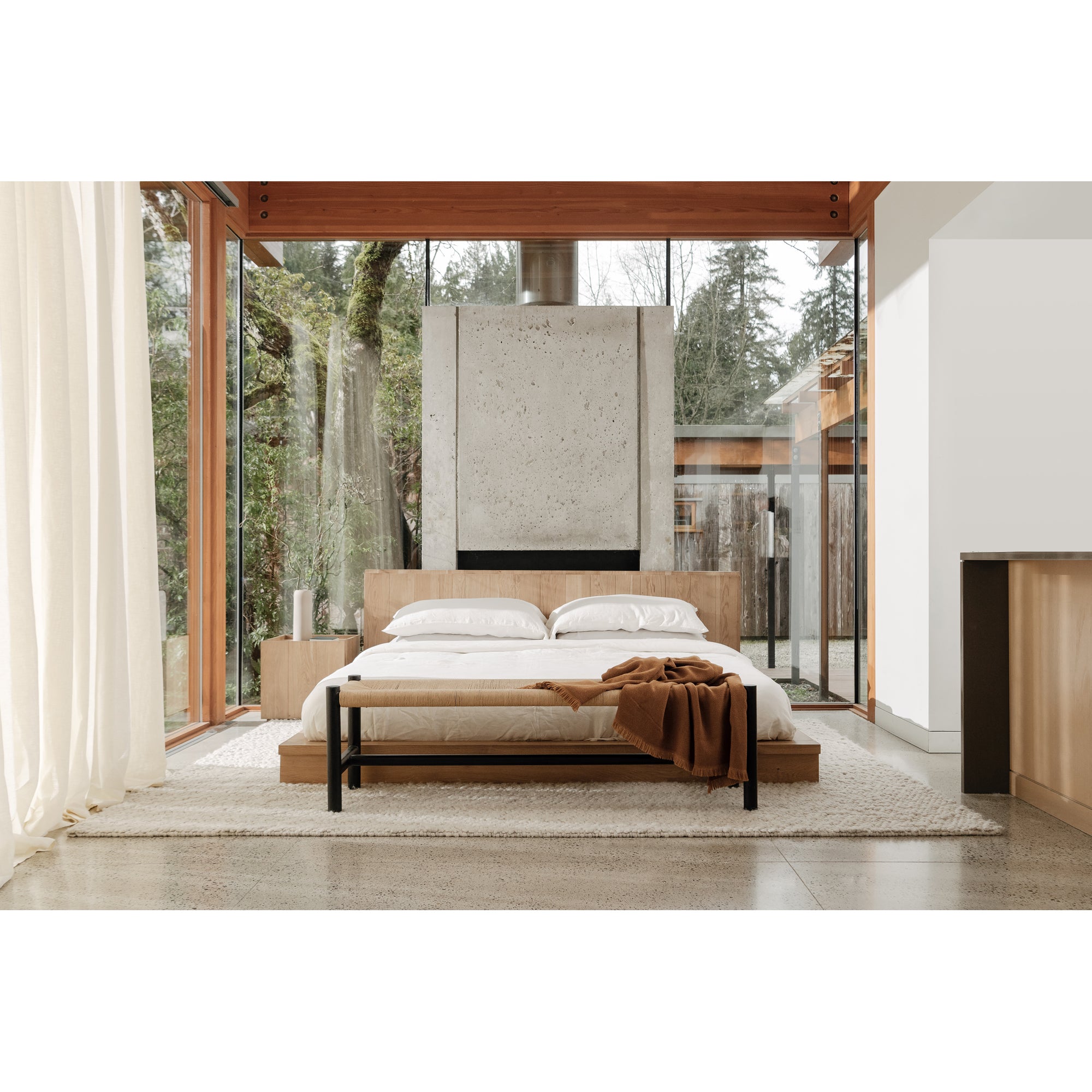 Moes Plank Nightstand Natural RP-1022-24