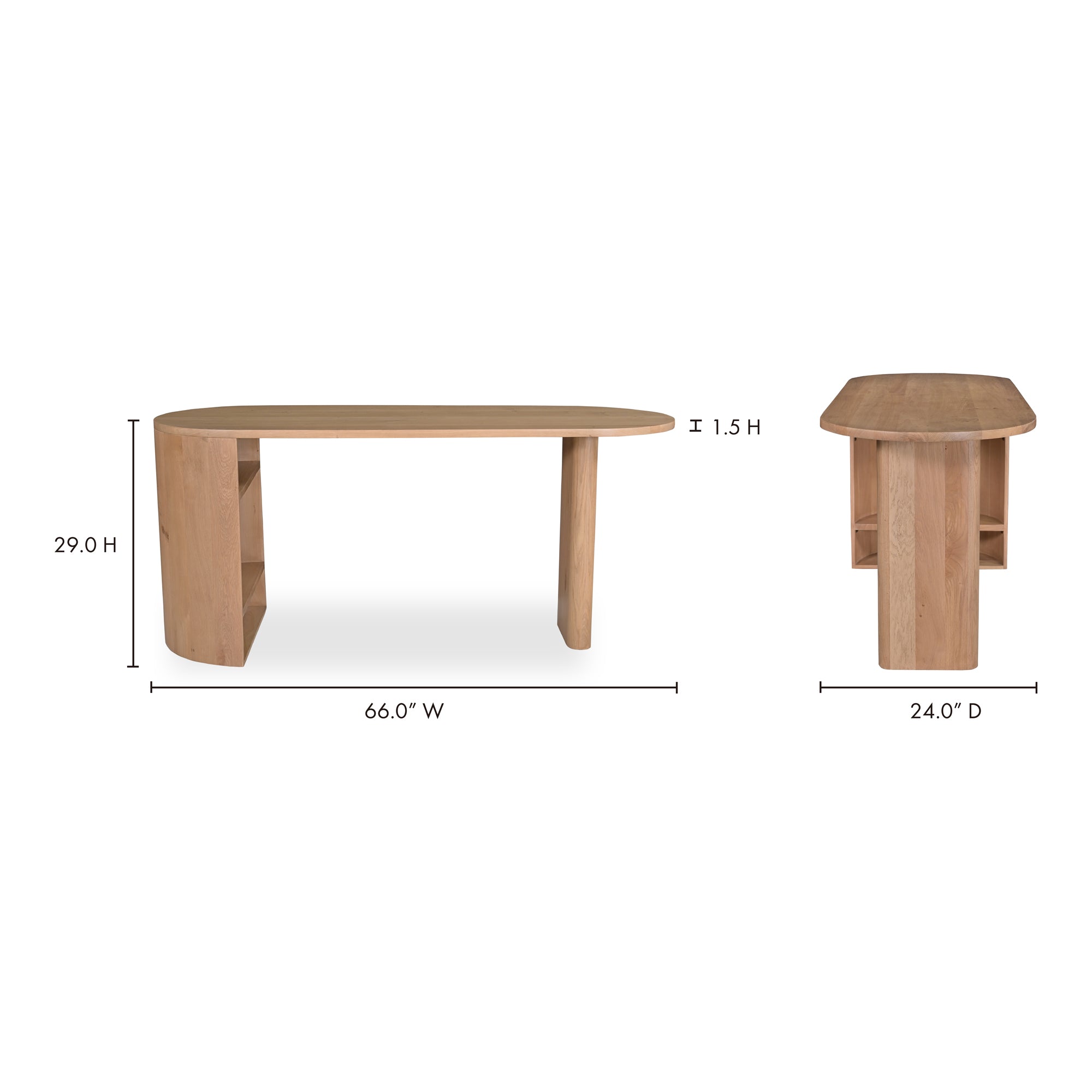 Moes Theo Desk Natural RP-1047-24