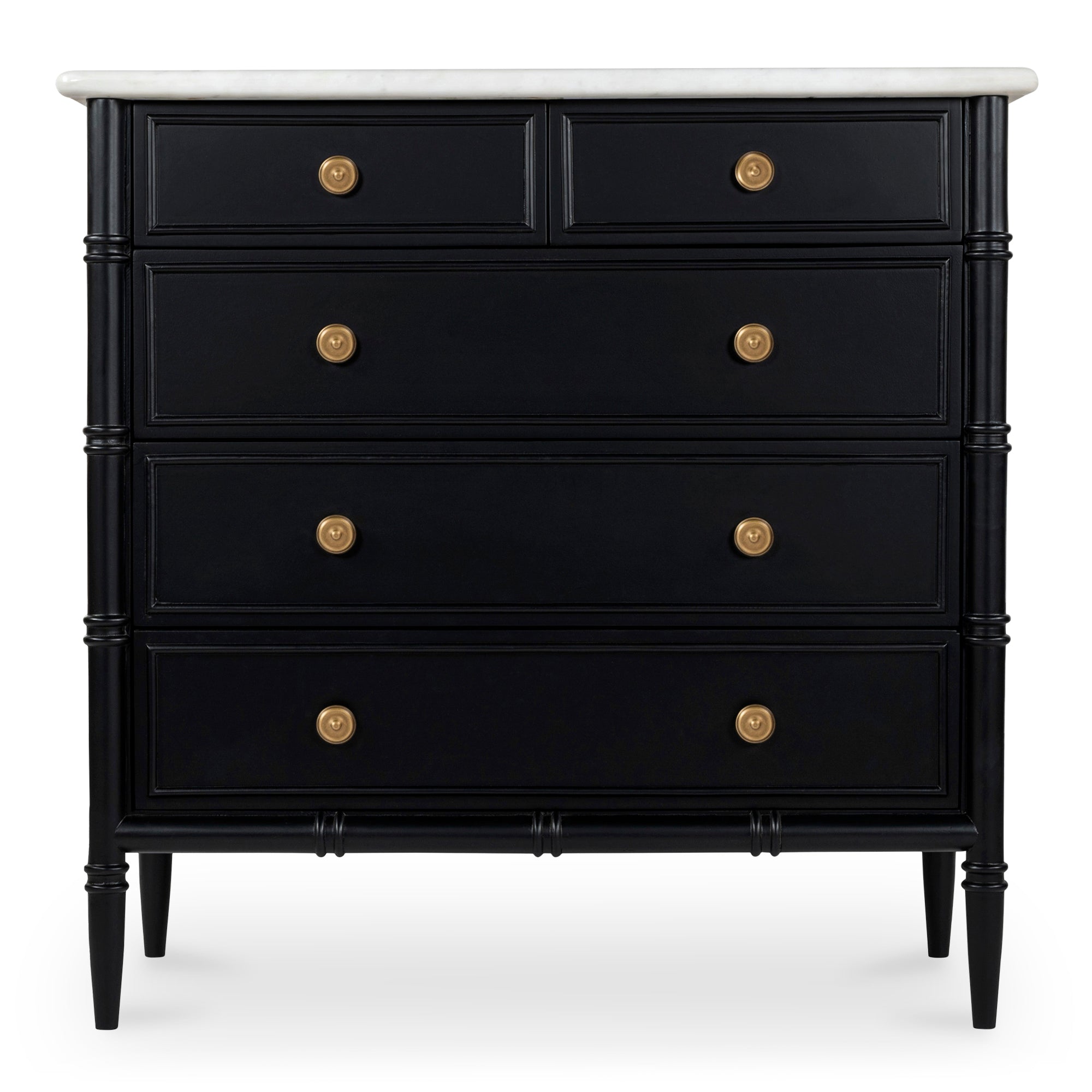 Moes Eleanor 5 Drawer Chest Black RP-1060-02