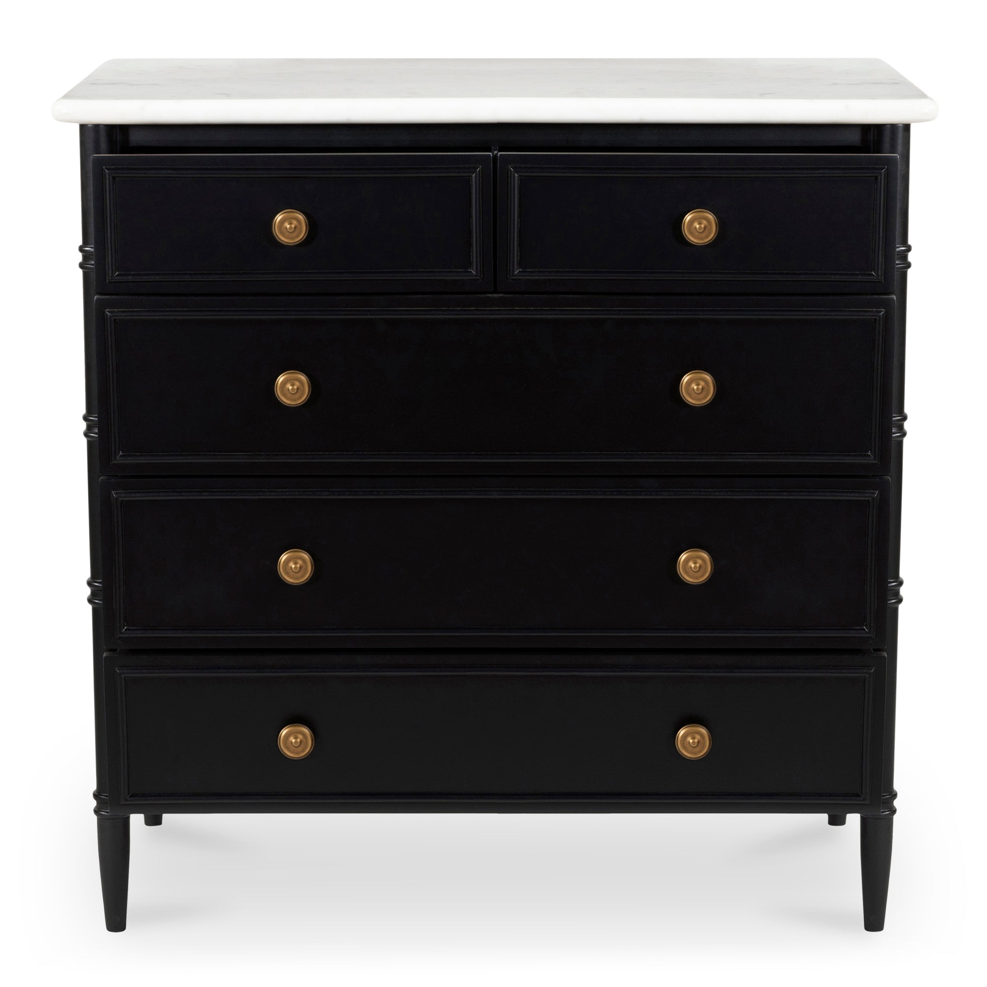 Moes Eleanor 5 Drawer Chest Black RP-1060-02