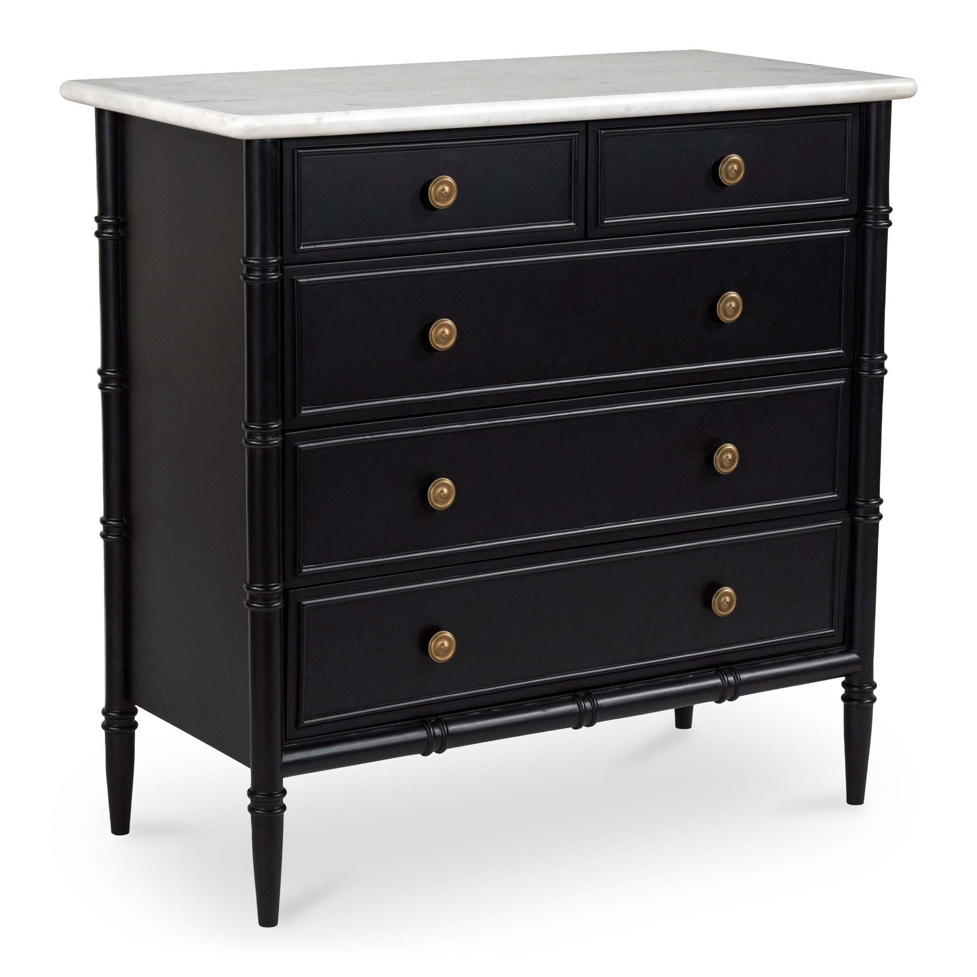 Moes Eleanor 5 Drawer Chest Black RP-1060-02