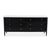 Moes Eleanor 6 Drawer Dresser Black RP-1061-02