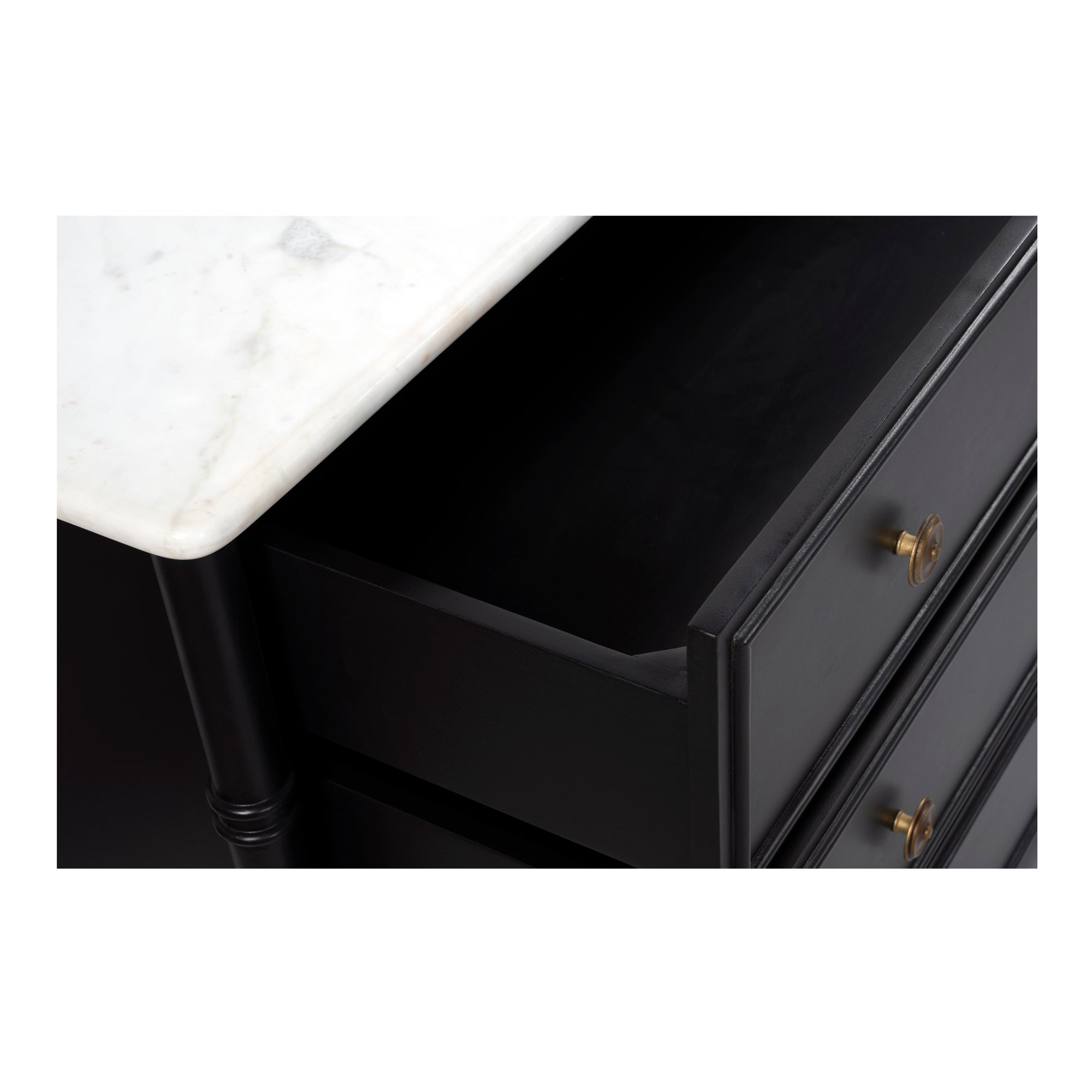 Moes Eleanor 6 Drawer Dresser Black RP-1061-02