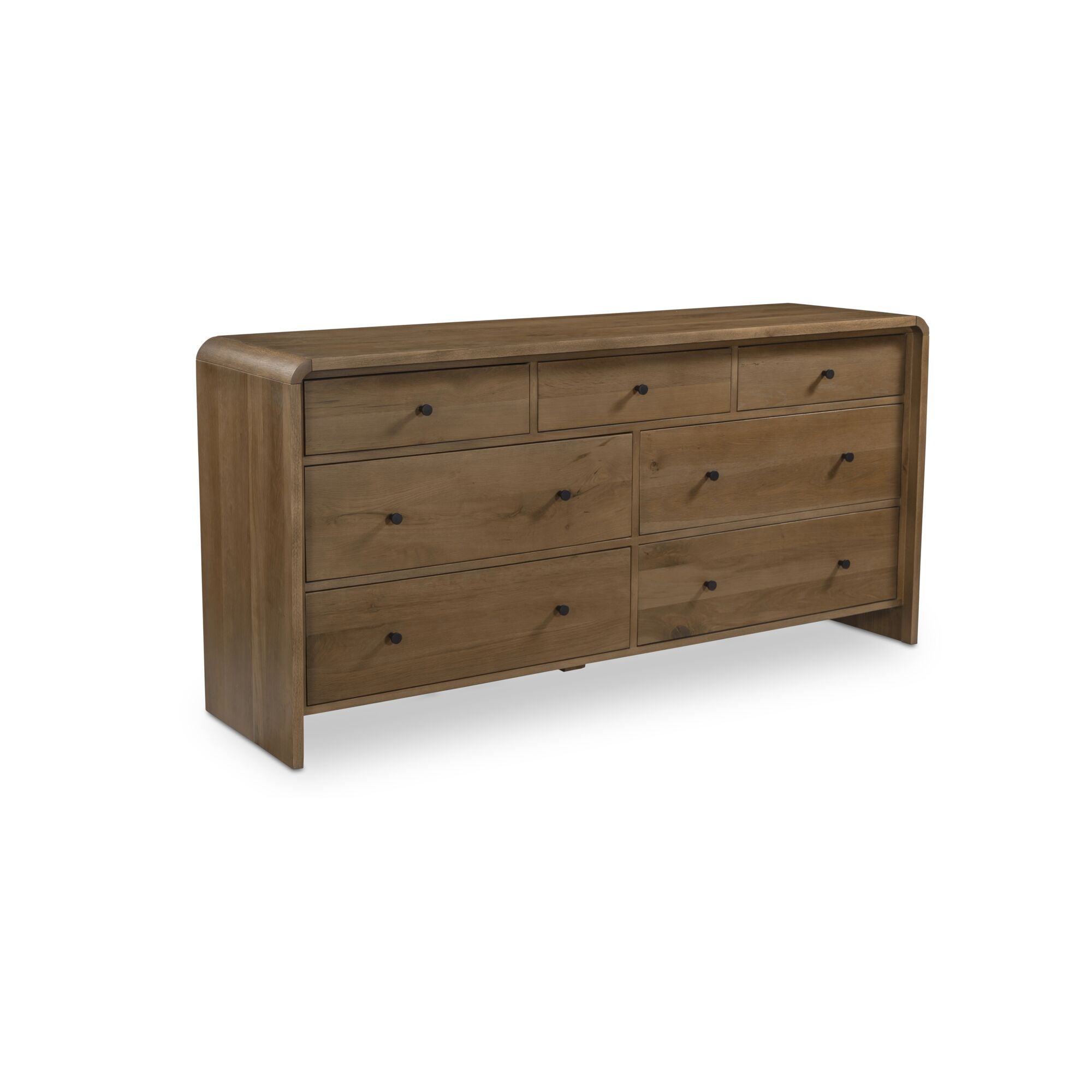 Moes Riley 7 Drawer Dresser Oak RP-1066-03