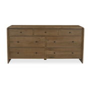 Moes Riley 7 Drawer Dresser Oak RP-1066-03