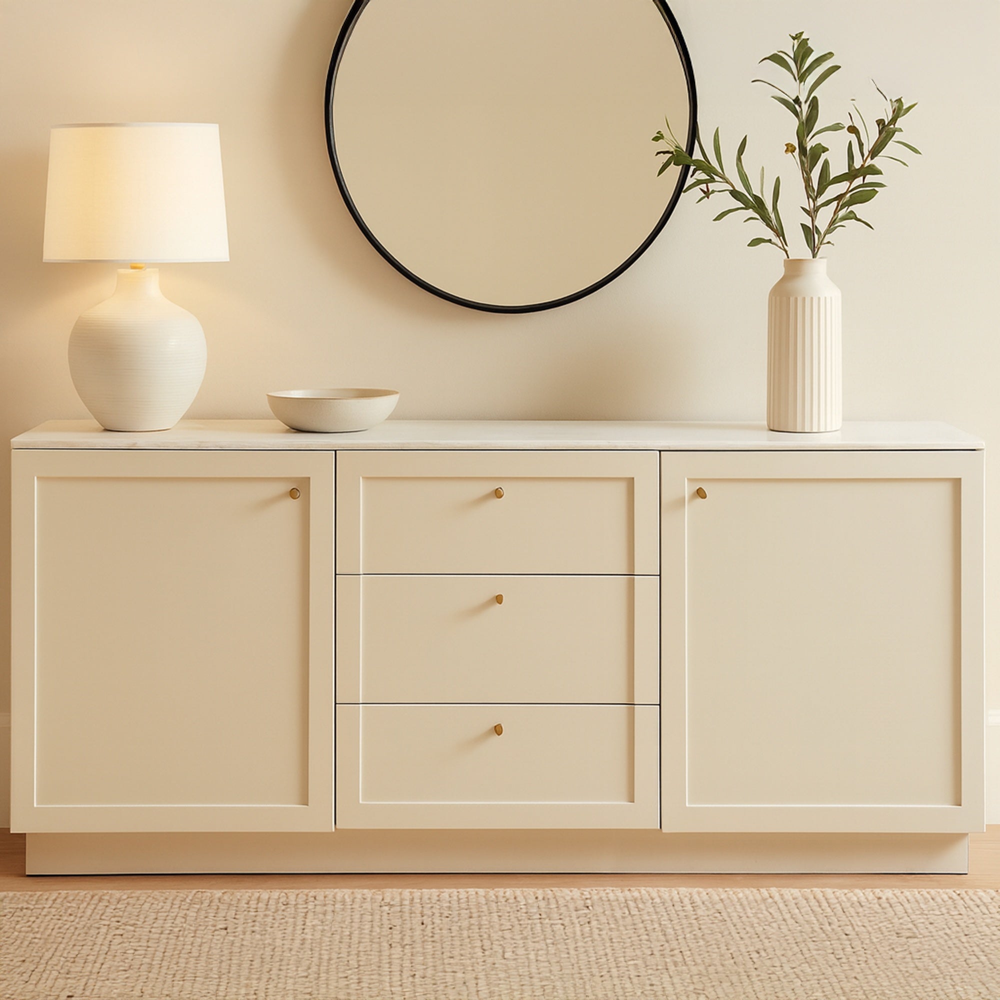 Moes Nadine Sideboard Cream RP-1073-05