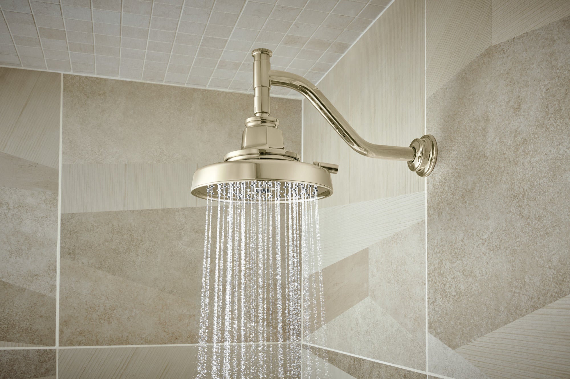 Brizo Invari® 7 5/8” H2Okinetic® Round Multi-Function Shower Head - 2.5 GPM