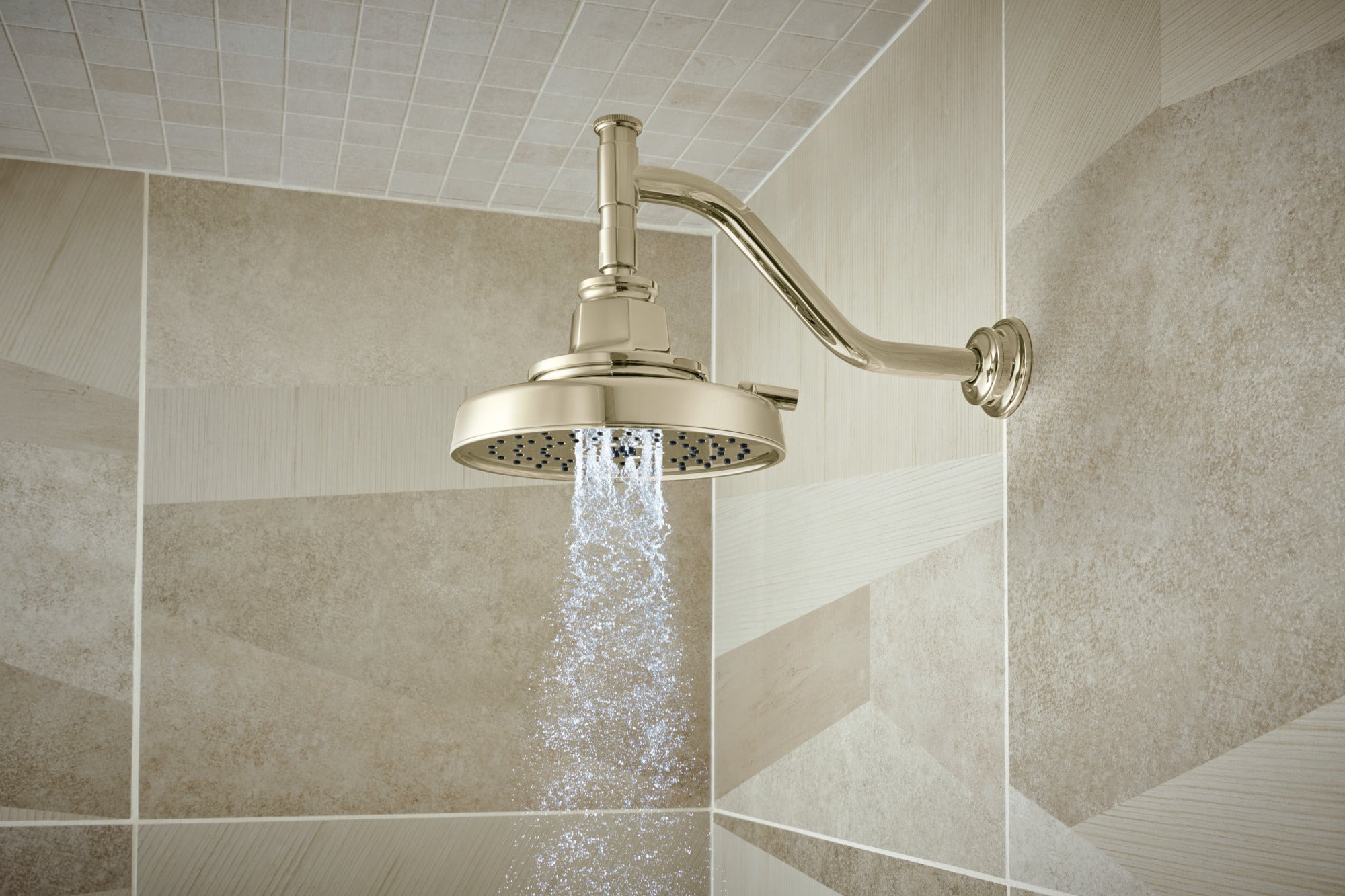 Brizo Invari® 7 5/8” H2Okinetic® Round Multi-Function Shower Head - 2.5 GPM