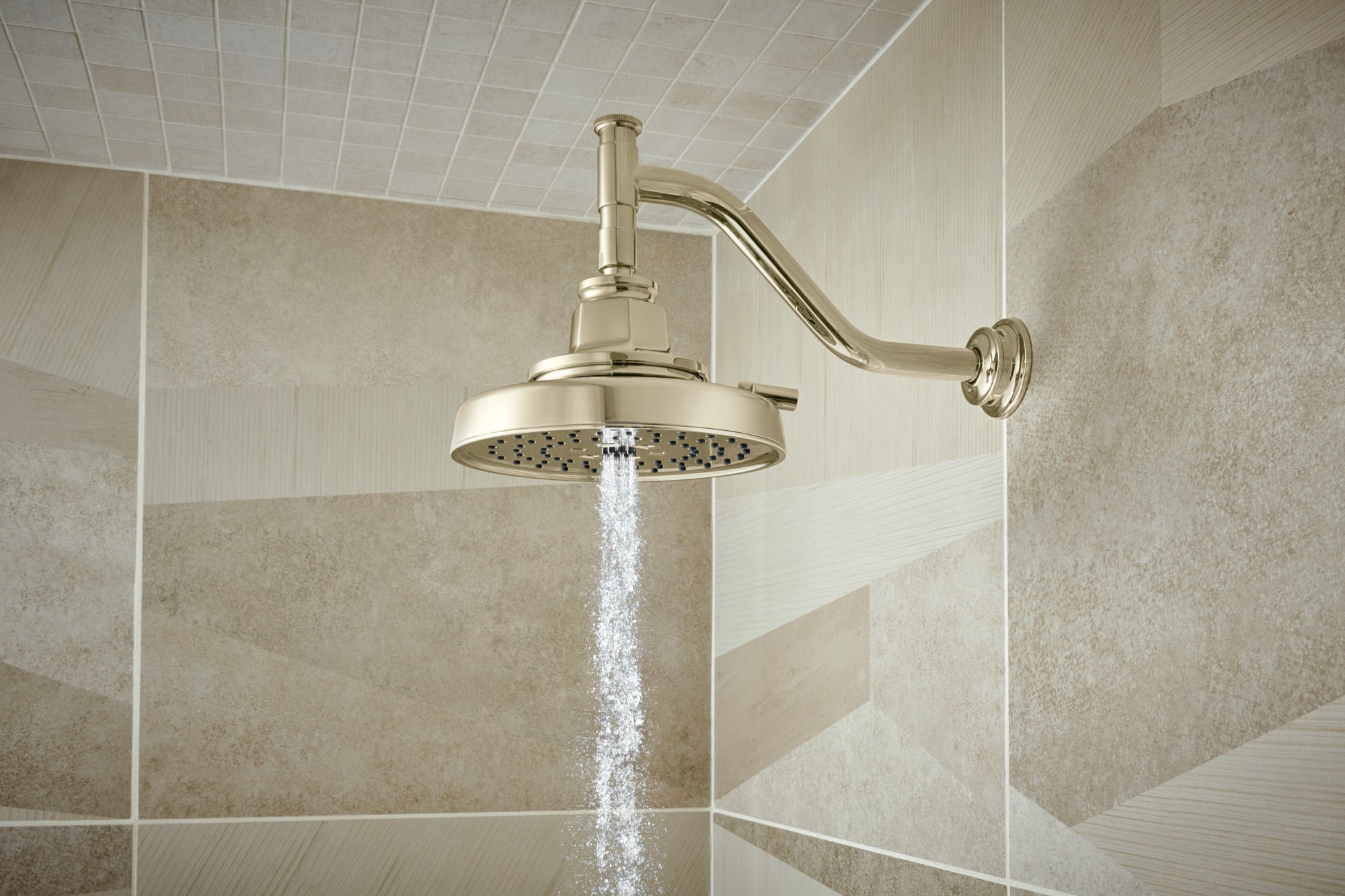 Brizo Invari® 7 5/8” H2Okinetic® Round Multi-Function Shower Head - 2.5 GPM