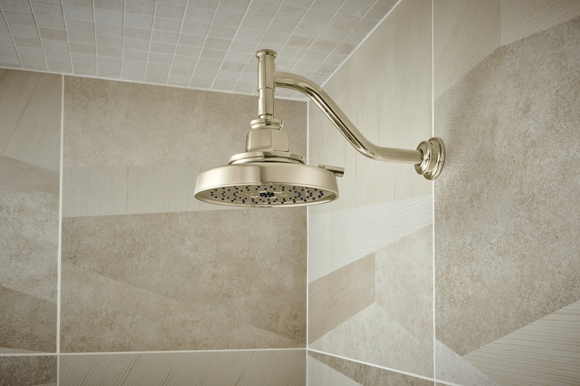 Brizo Invari® 7 5/8” H2Okinetic® Round Multi-Function Shower Head - 2.5 GPM