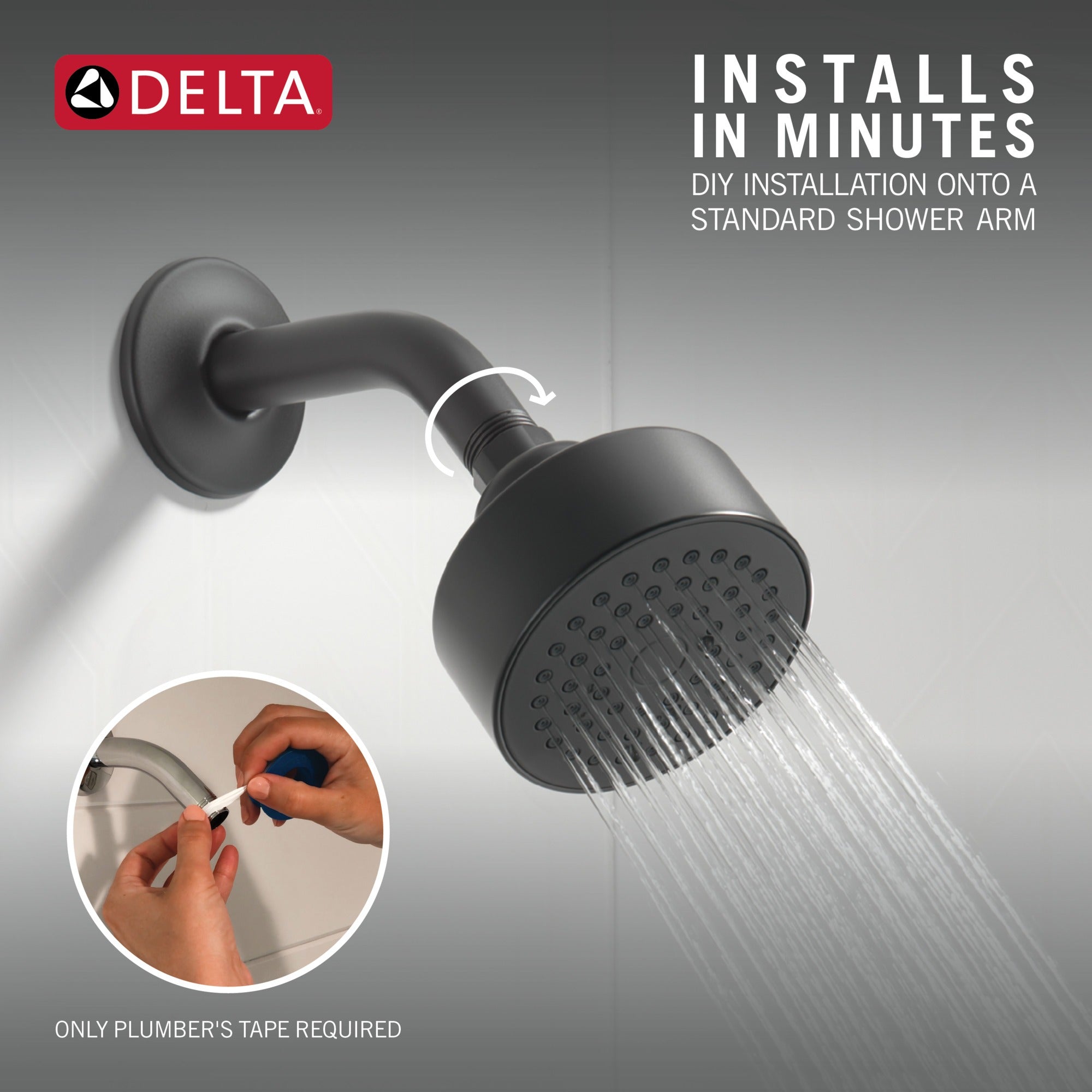 Delta Modern Round Showerhead