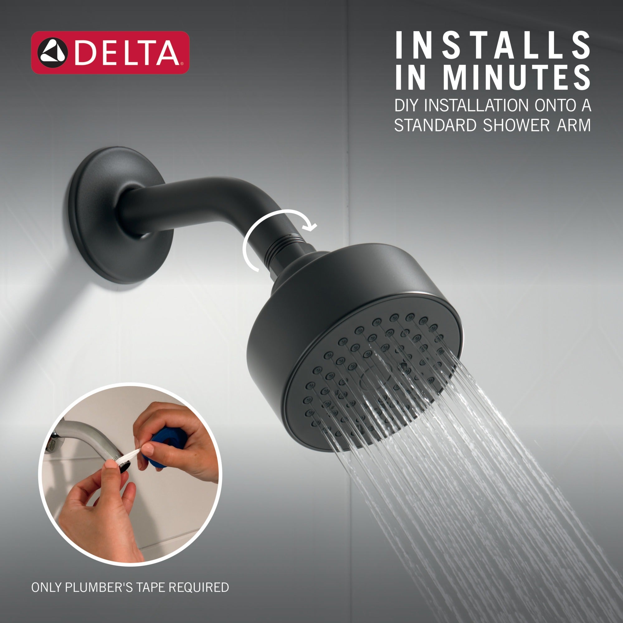 Delta Modern Round Showerhead