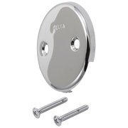 Delta Other Overflow Plate & Screws - No Trip Lever