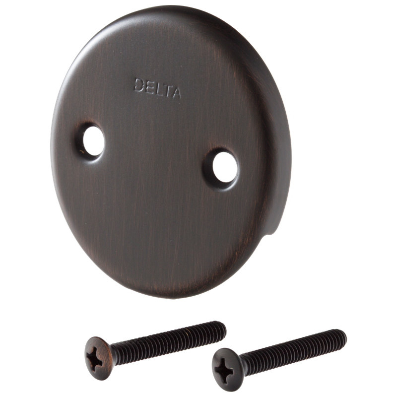 Delta Other Overflow Plate & Screws - No Trip Lever
