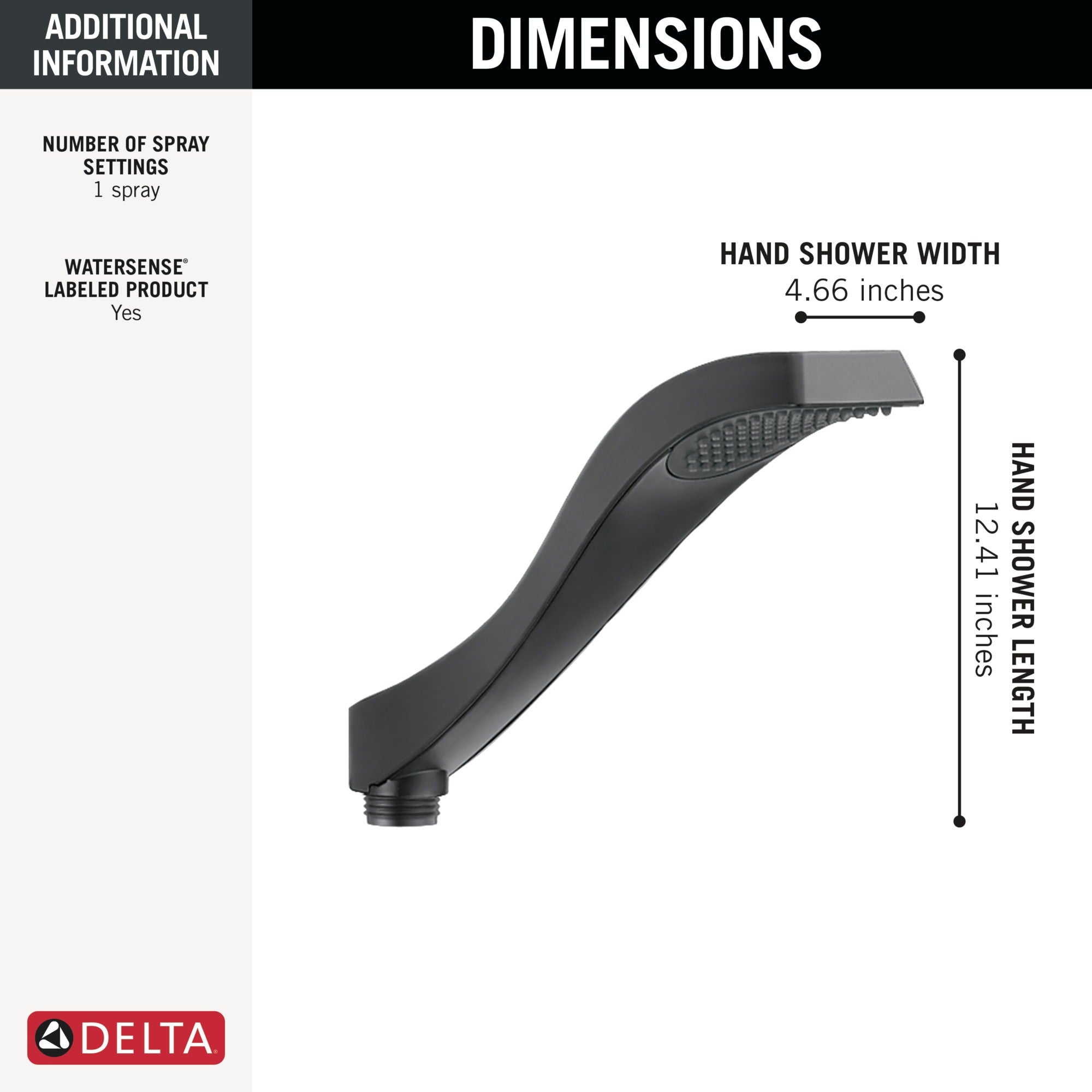 Delta Dryden™ Hand Shower - Roman Tub