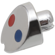 Delta Collins™ Button - Red / Blue - Finished