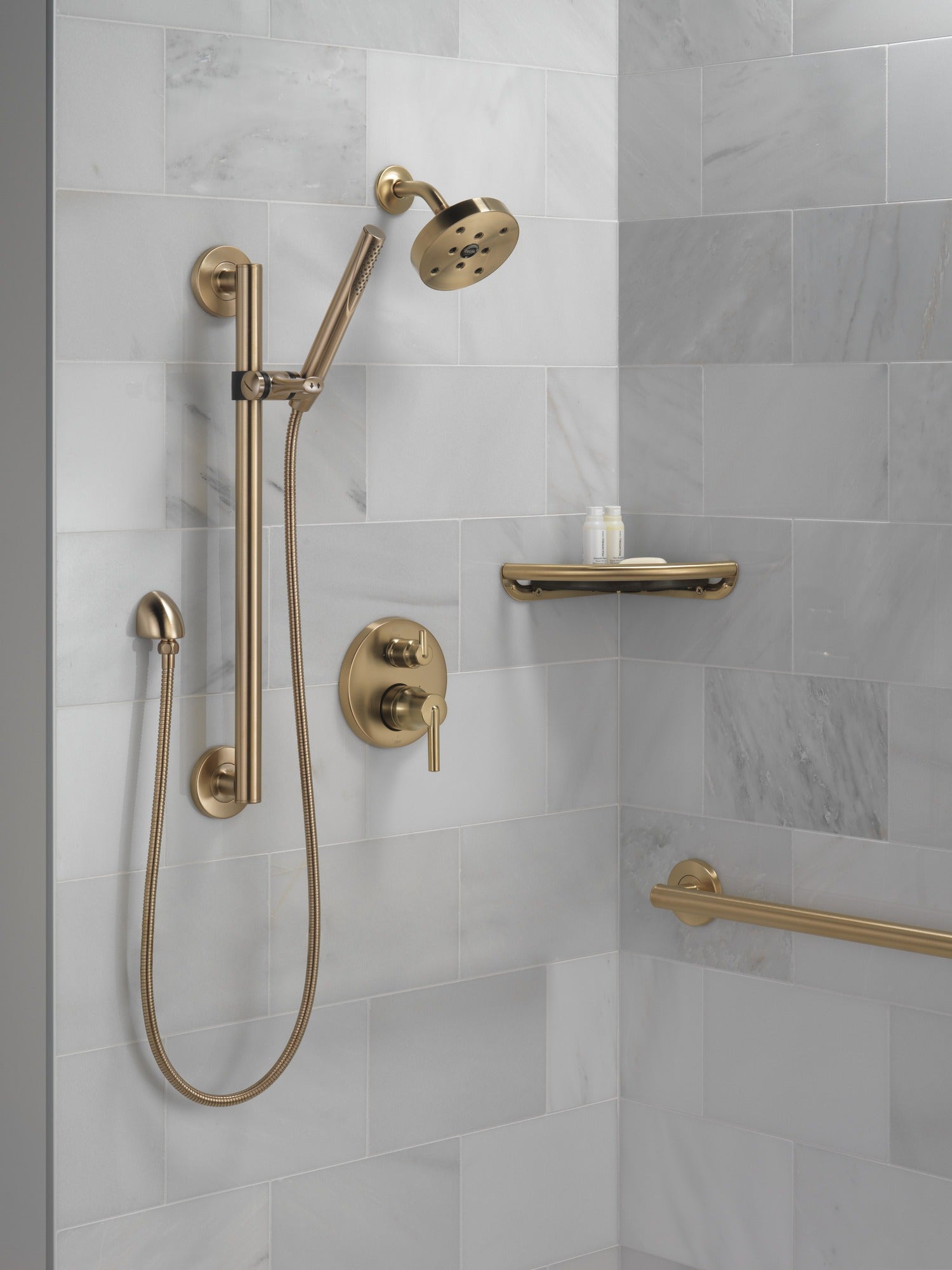 Delta BathSafety 24" Contemporary Decorative ADA Grab Bar