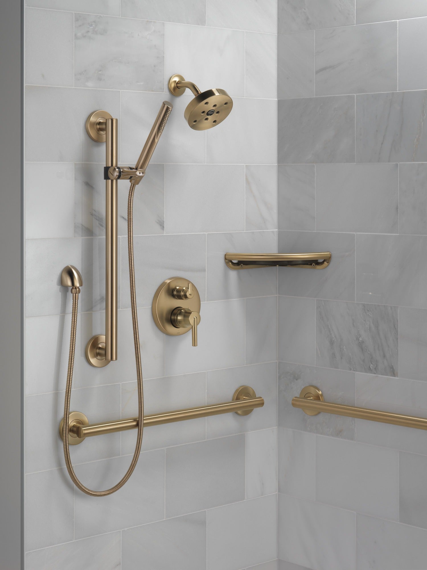 Delta BathSafety 24" Contemporary Decorative ADA Grab Bar