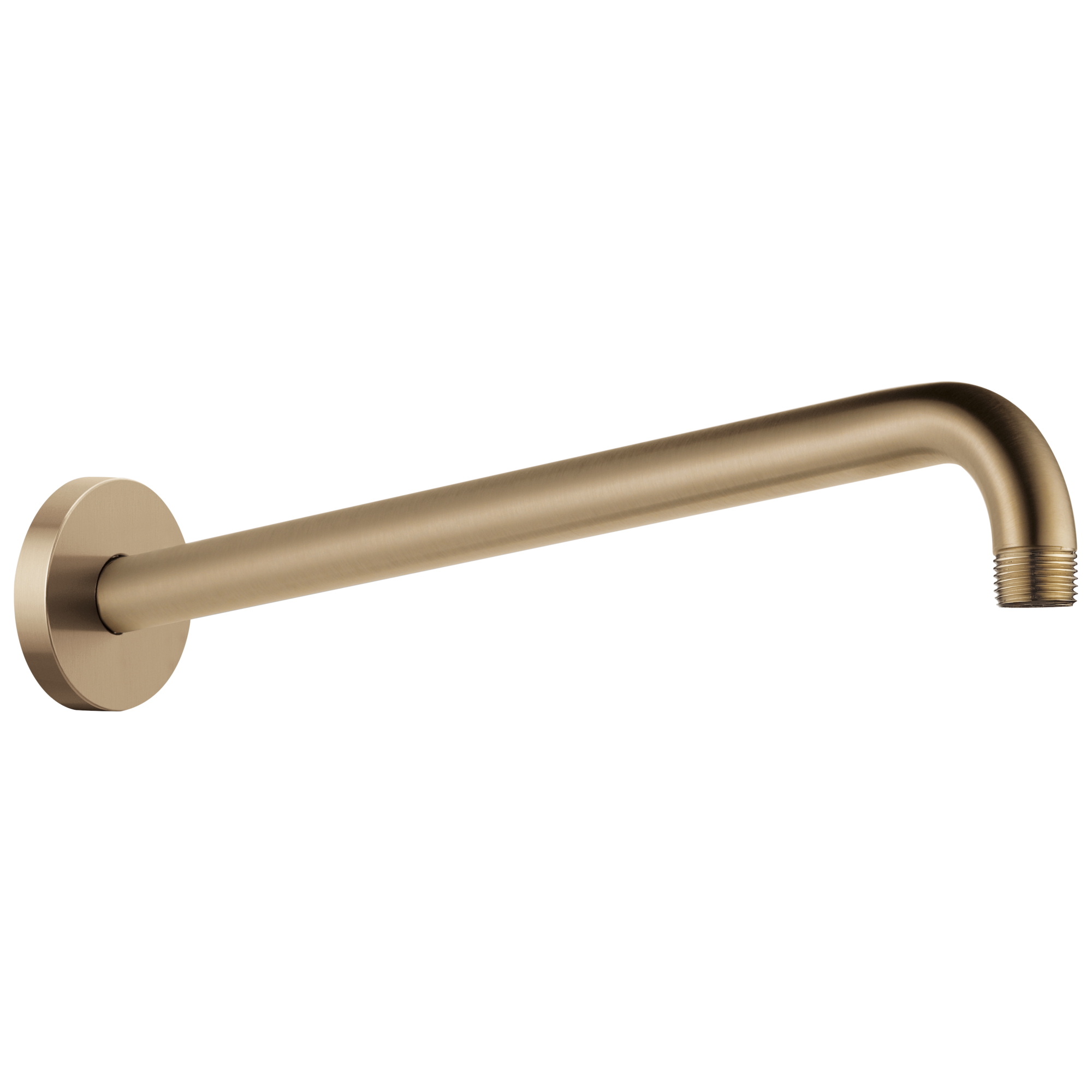 Brizo Essential™ Shower 16" Linear Round Wall Mount Shower Arm And Flange