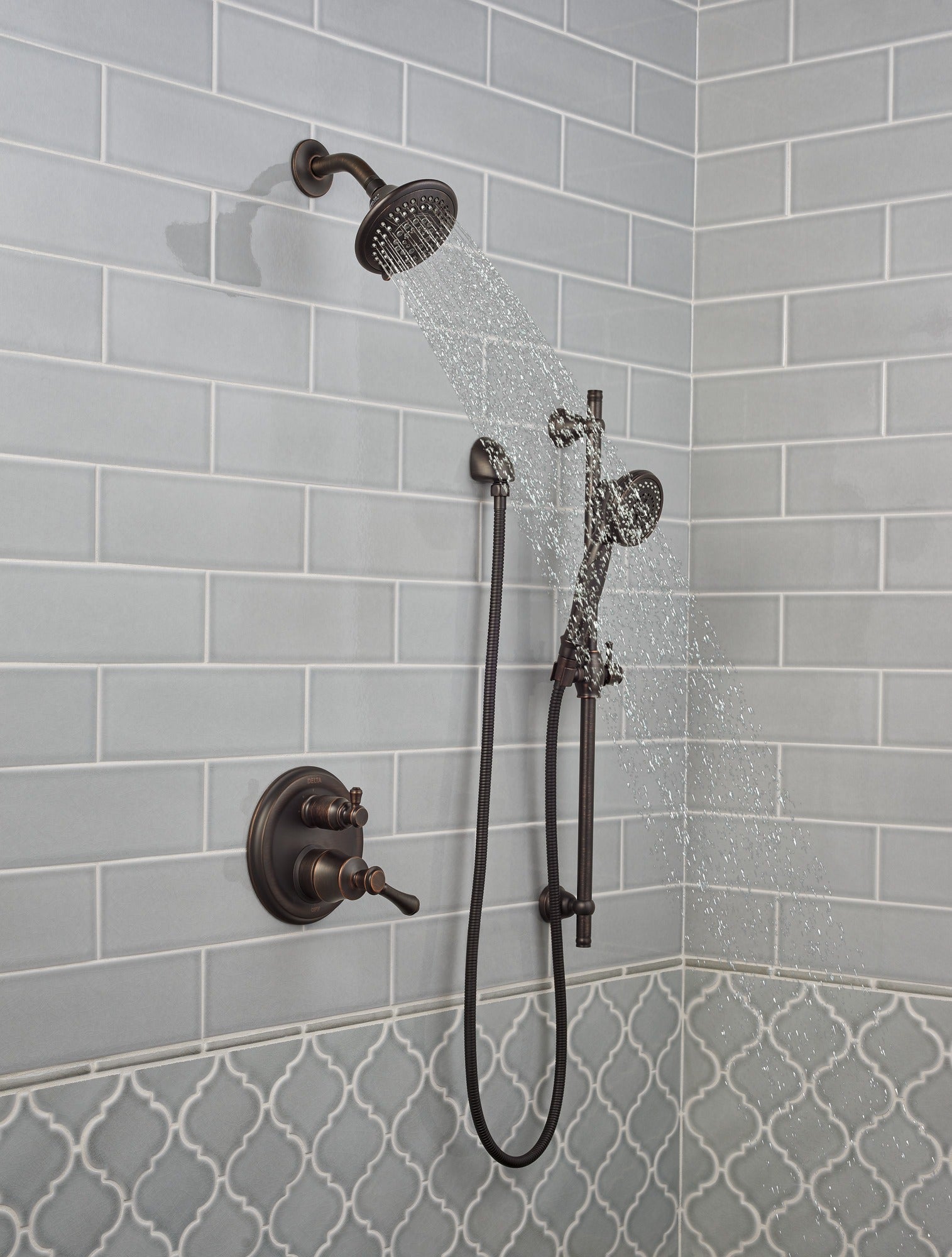 Delta Cassidy® Traditional 2-Handle Monitor® 14 Series Valve Trim with 3-Setting Integrated Diverter