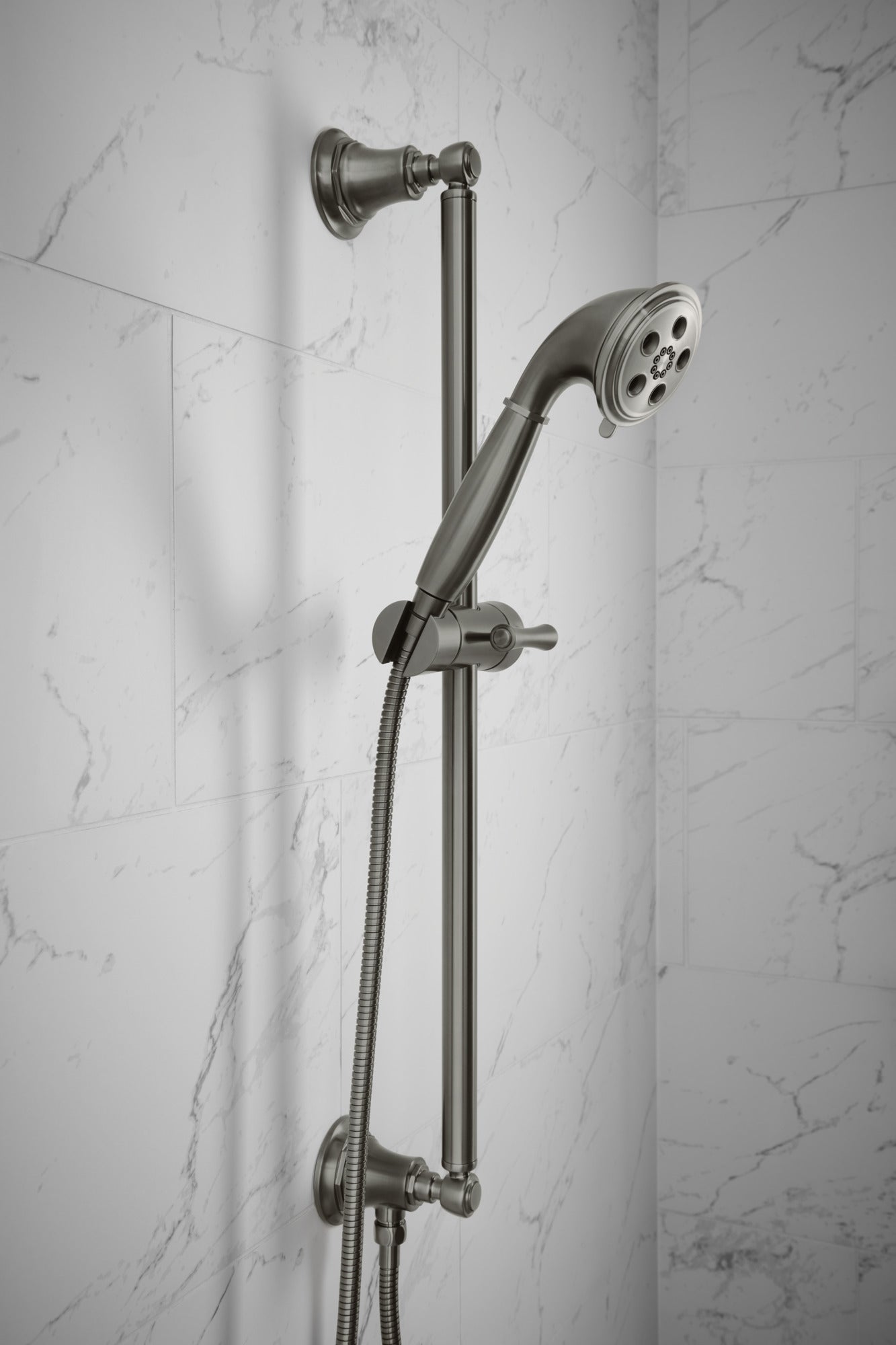 Brizo Essential™ Shower Classic Round H2Okinetic® Multi-Function Handshower