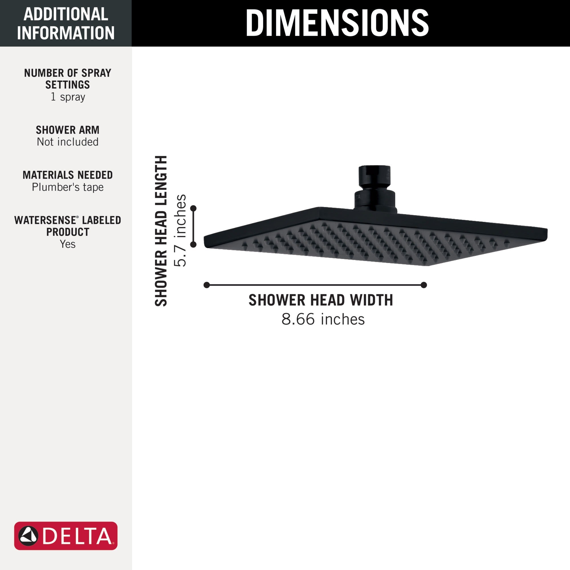 Delta Vero® Shower Head