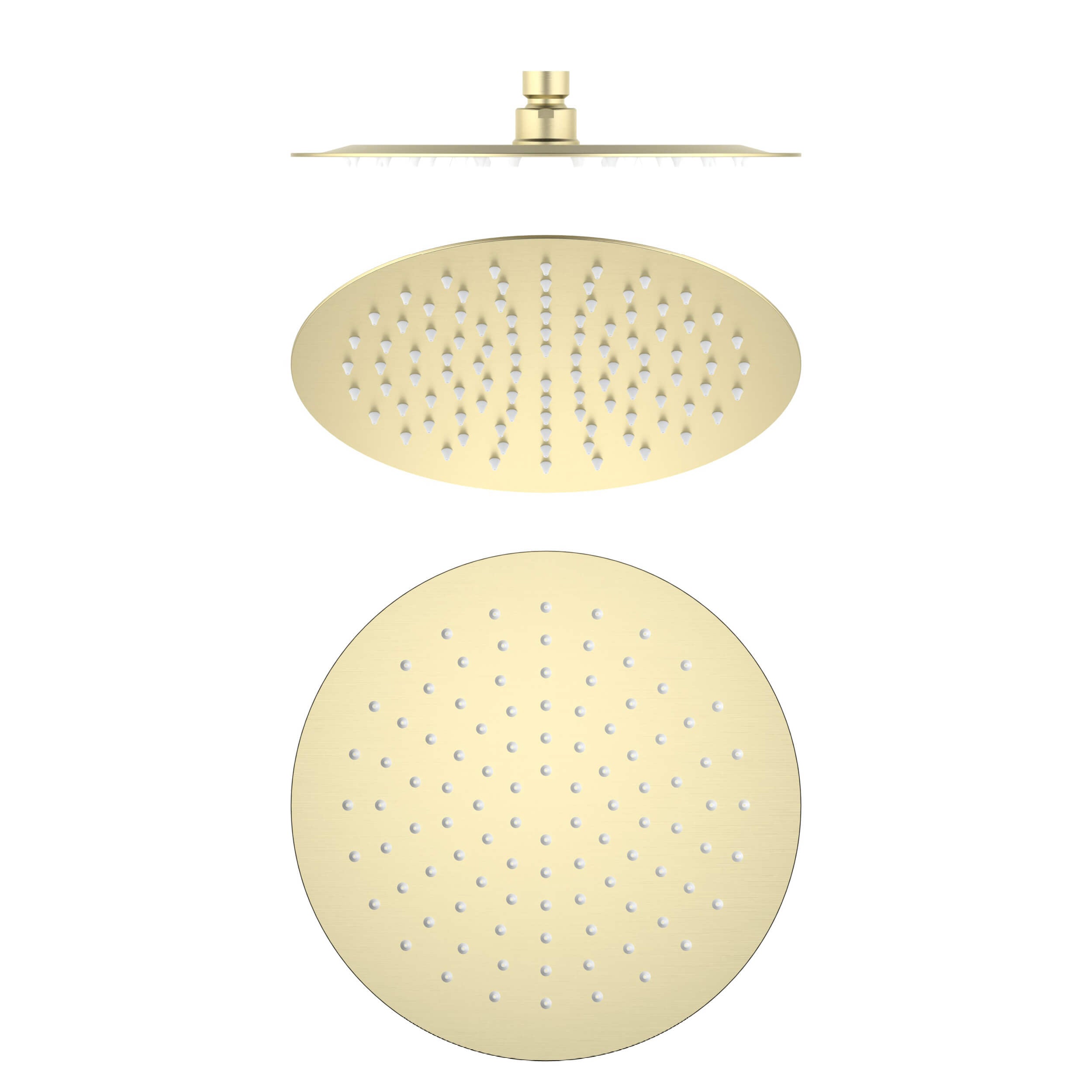 Halo 10" Metal Rain Shower Head 2mm Ultra Thin Profile