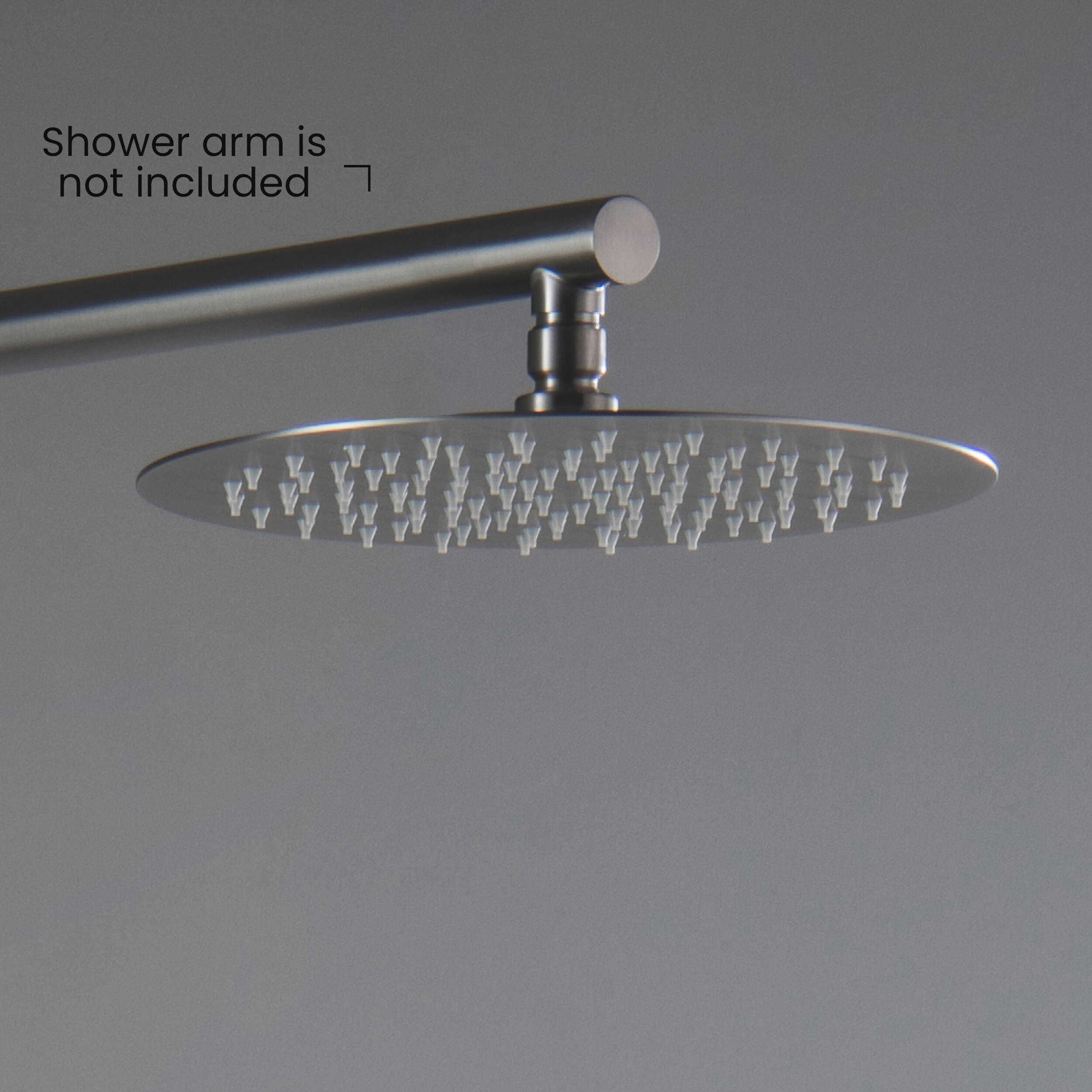 Halo 10" Metal Rain Shower Head 2mm Ultra Thin Profile