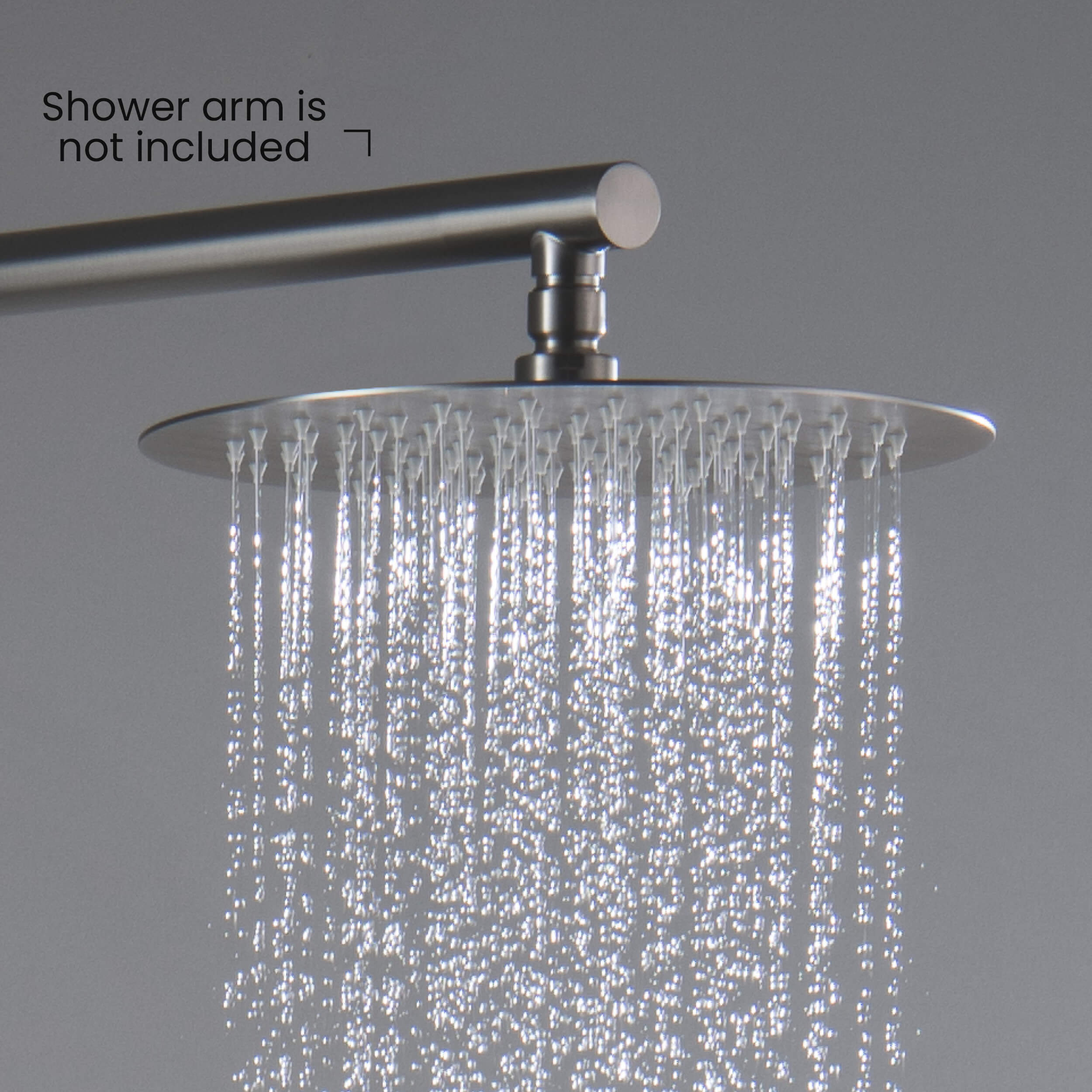 Halo 10" Metal Rain Shower Head 2mm Ultra Thin Profile