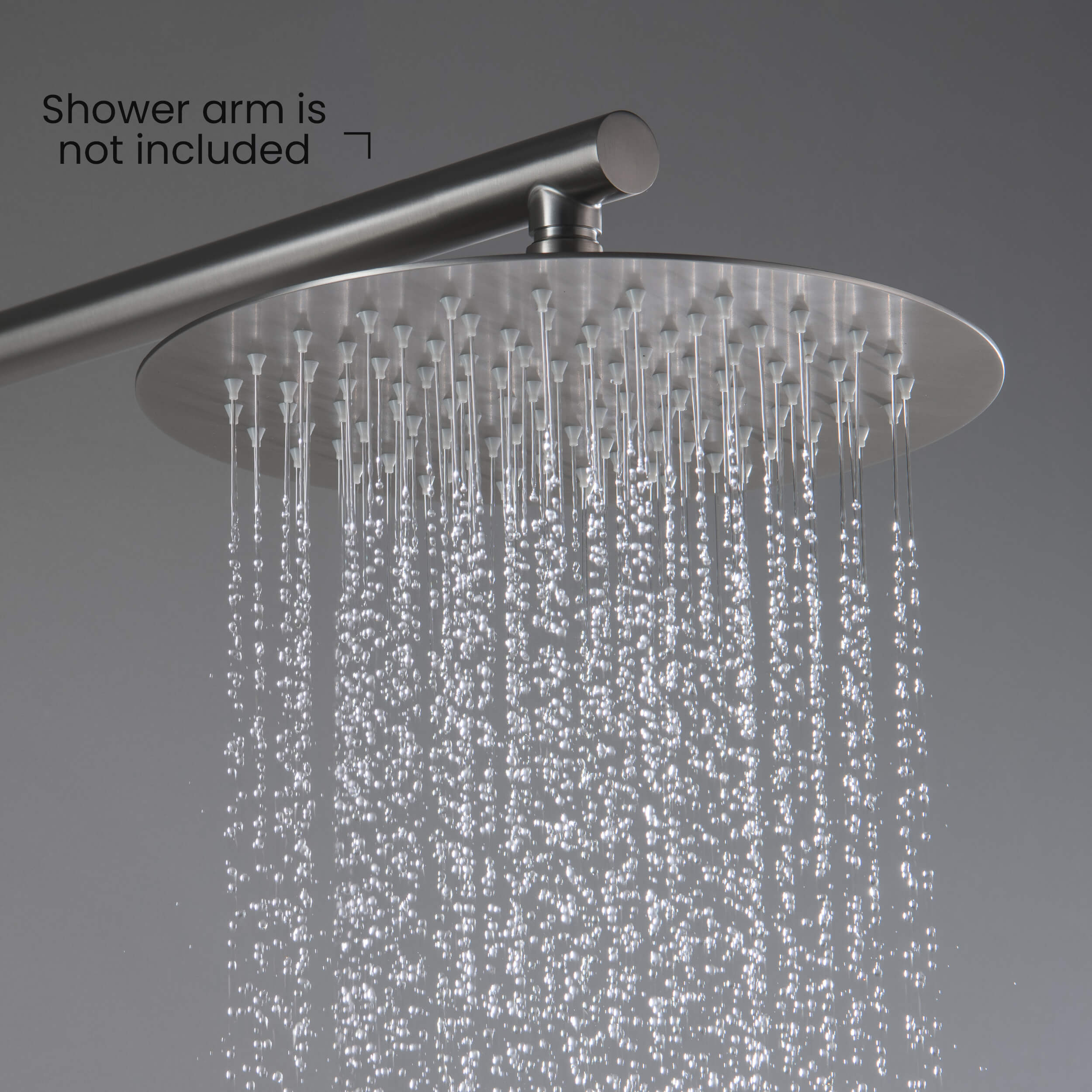 Halo 10" Metal Rain Shower Head 2mm Ultra Thin Profile