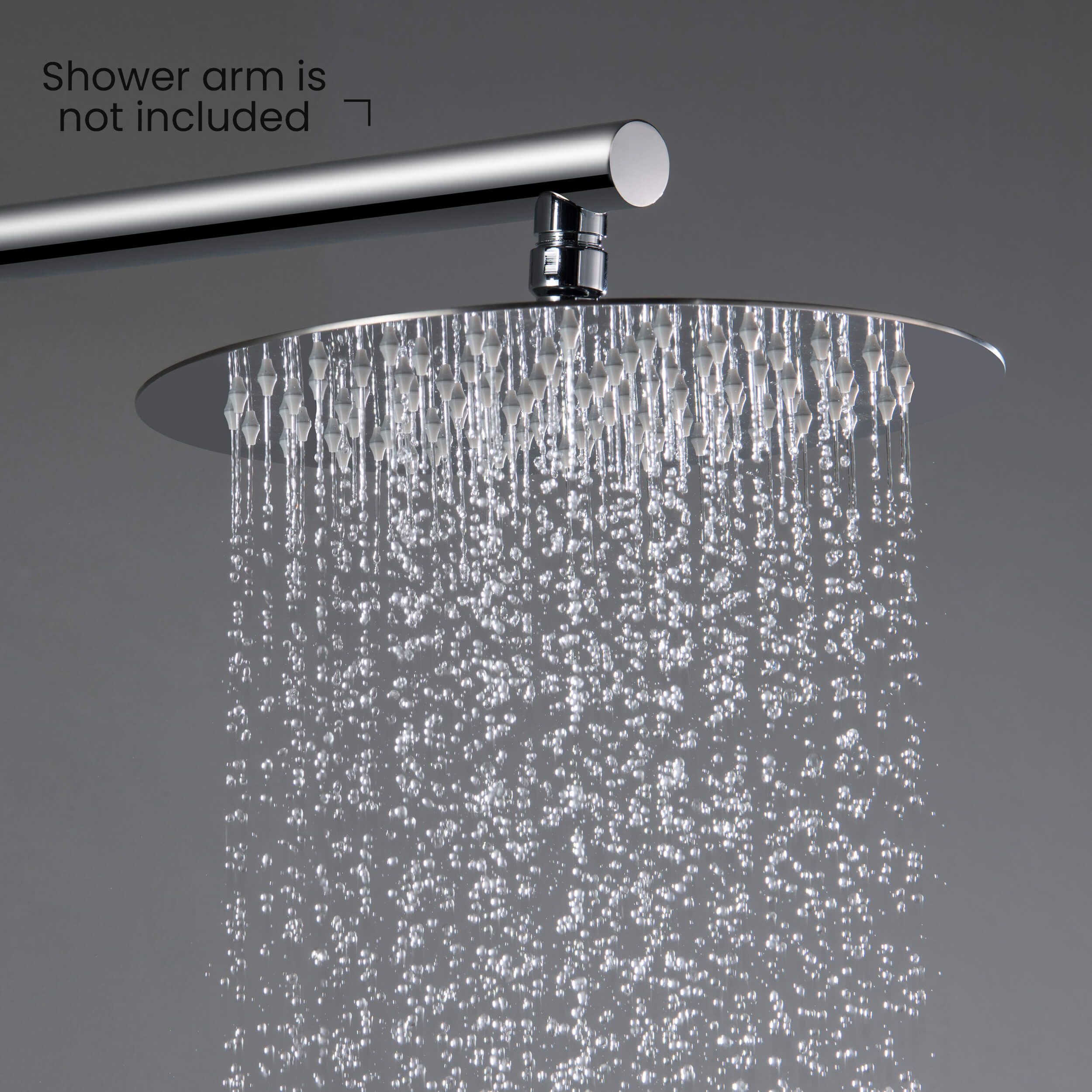 Halo 10" Metal Rain Shower Head 2mm Ultra Thin Profile