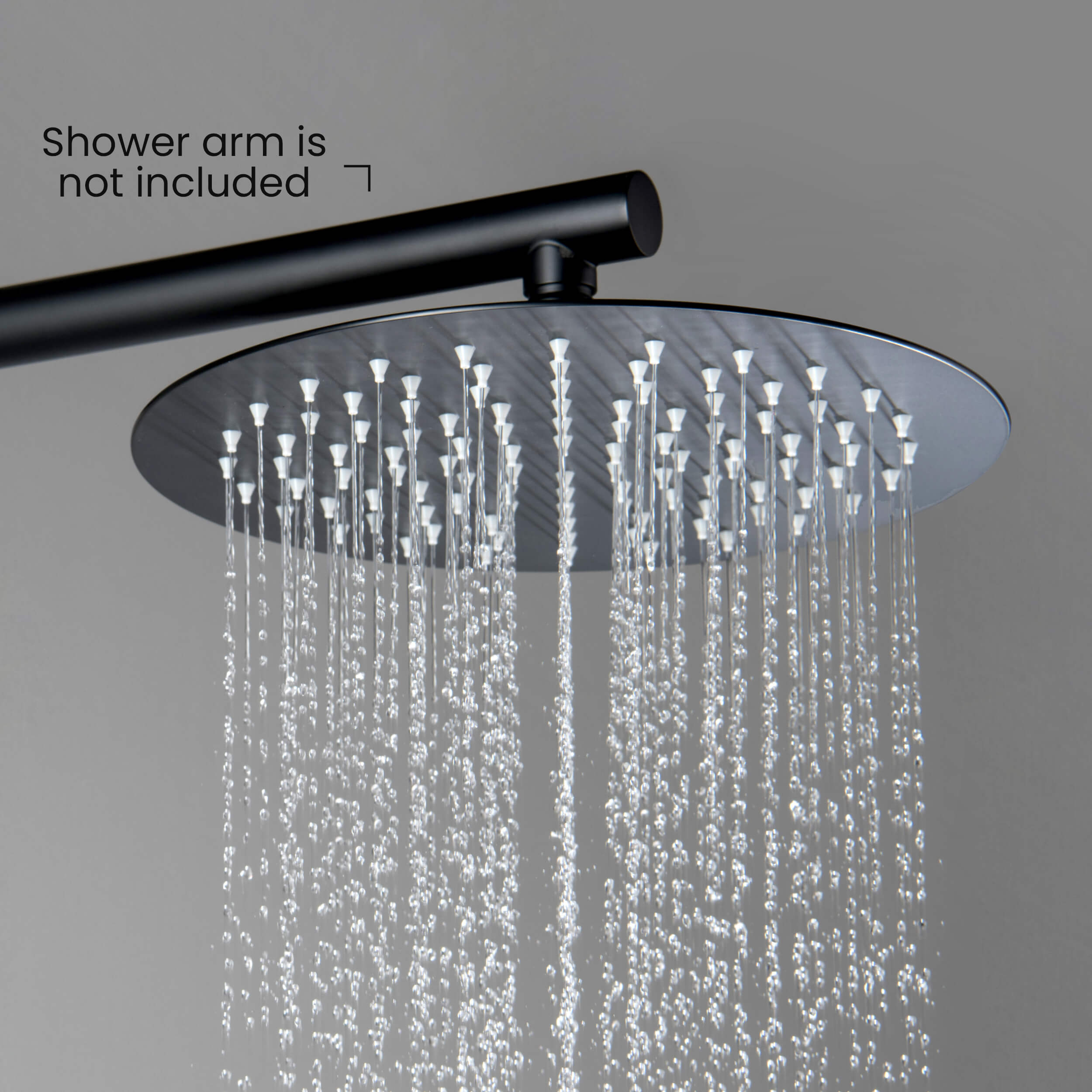 Halo 10" Metal Rain Shower Head 2mm Ultra Thin Profile