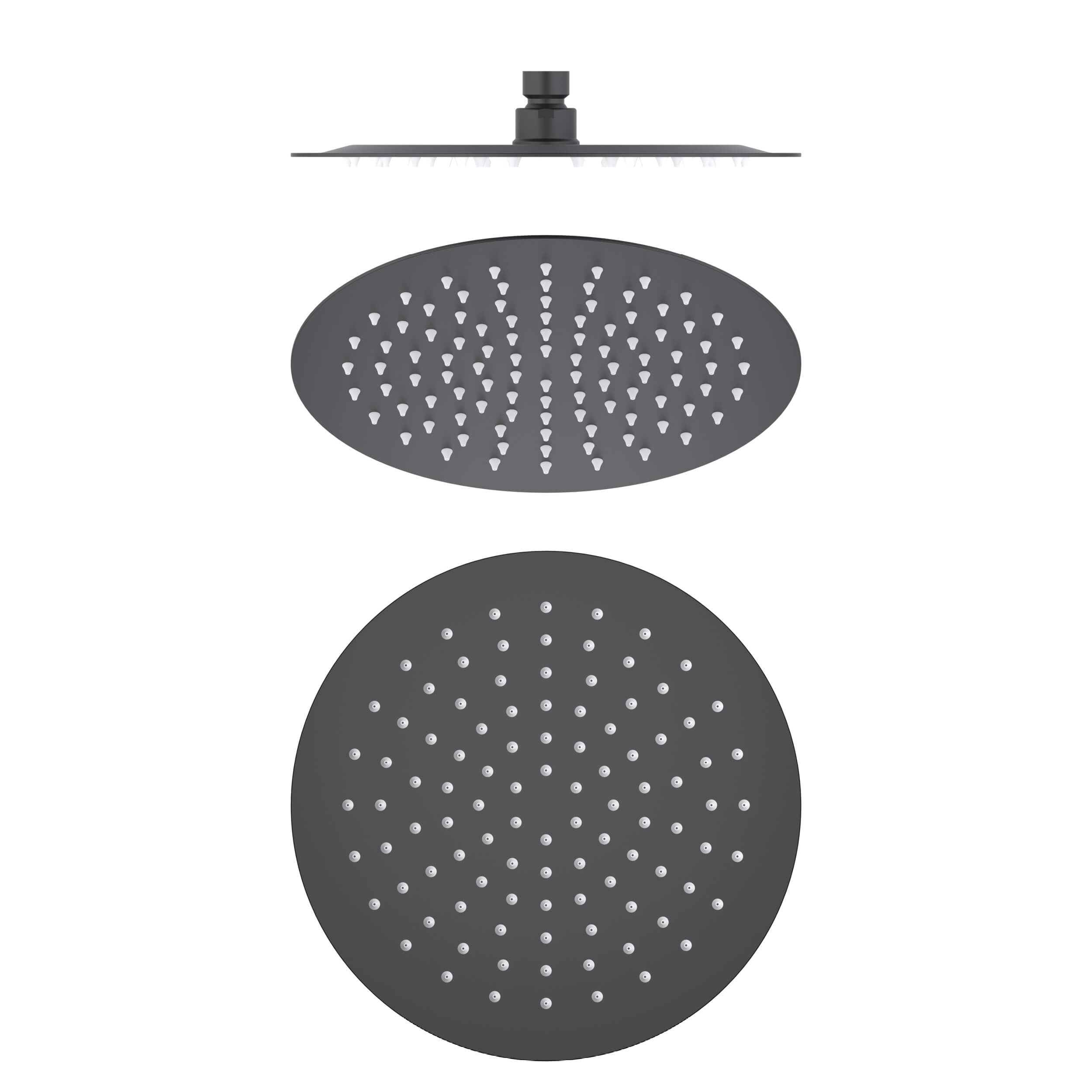 Halo 10" Metal Rain Shower Head 2mm Ultra Thin Profile