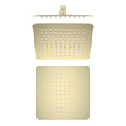 Quadra 10" Metal Rain Shower Head 2mm Ultra Thin Profile