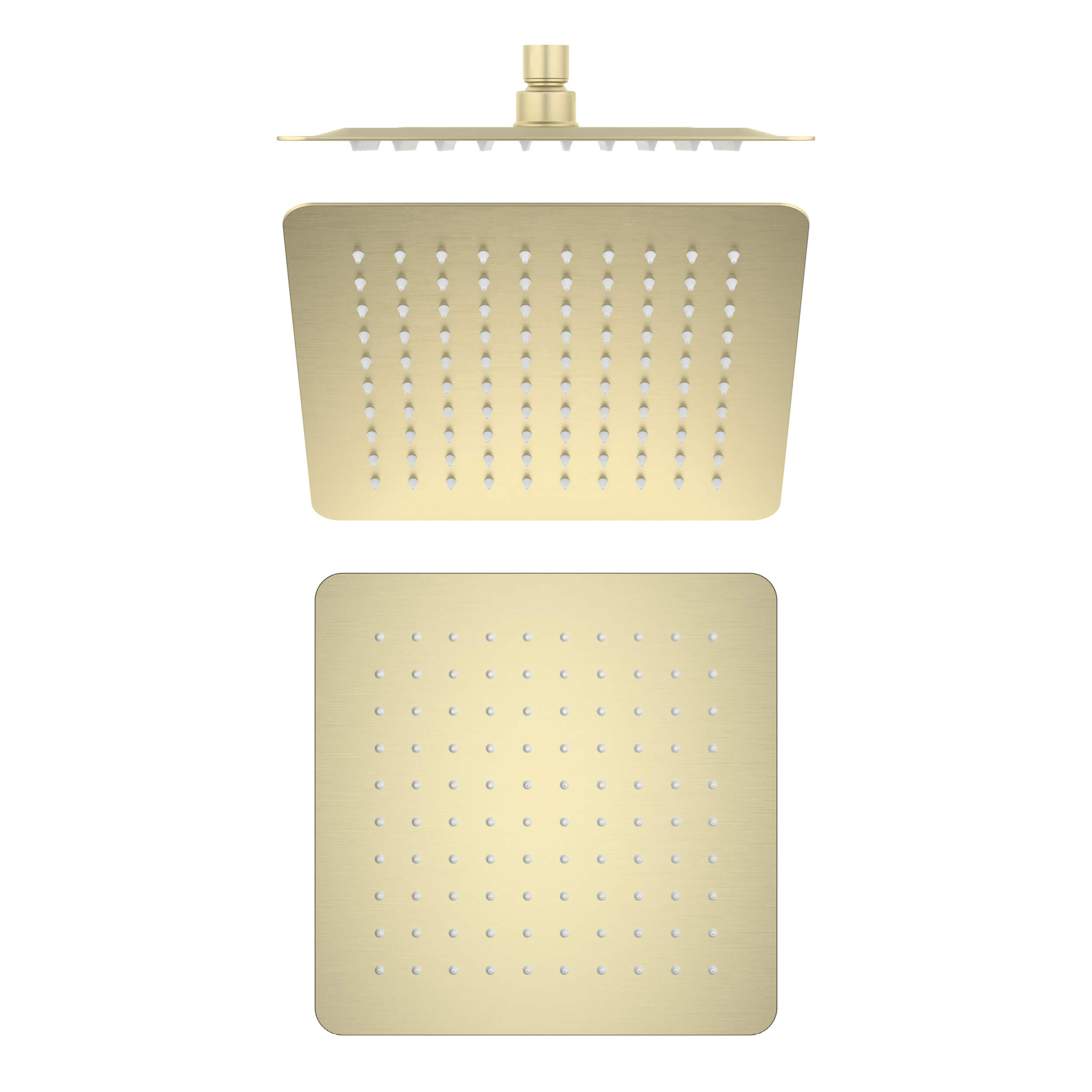 Quadra 10" Metal Rain Shower Head 2mm Ultra Thin Profile