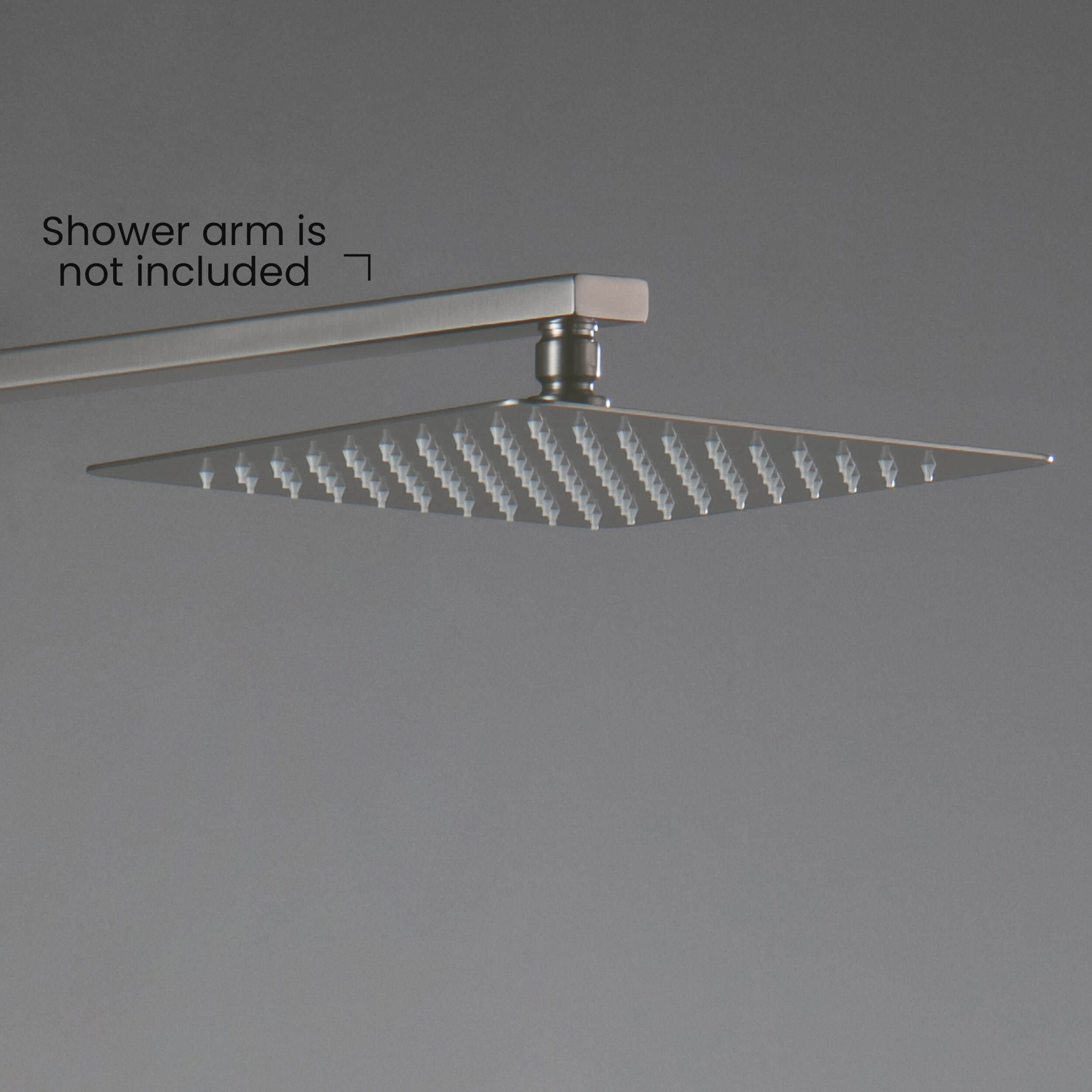 Quadra 10" Metal Rain Shower Head 2mm Ultra Thin Profile
