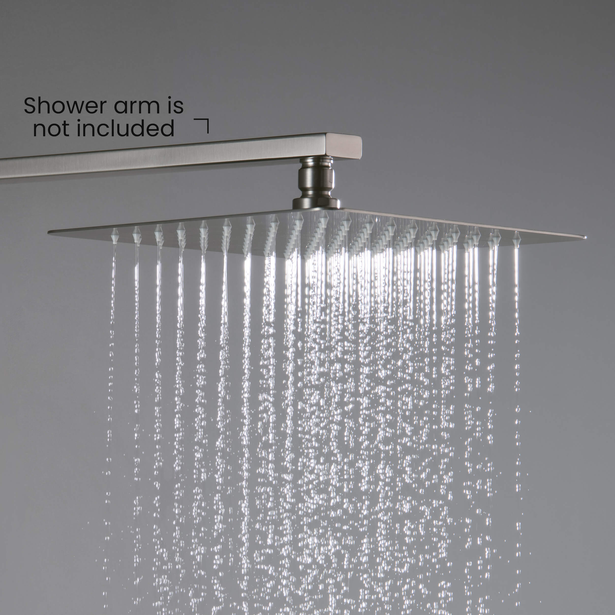 Quadra 10" Metal Rain Shower Head 2mm Ultra Thin Profile