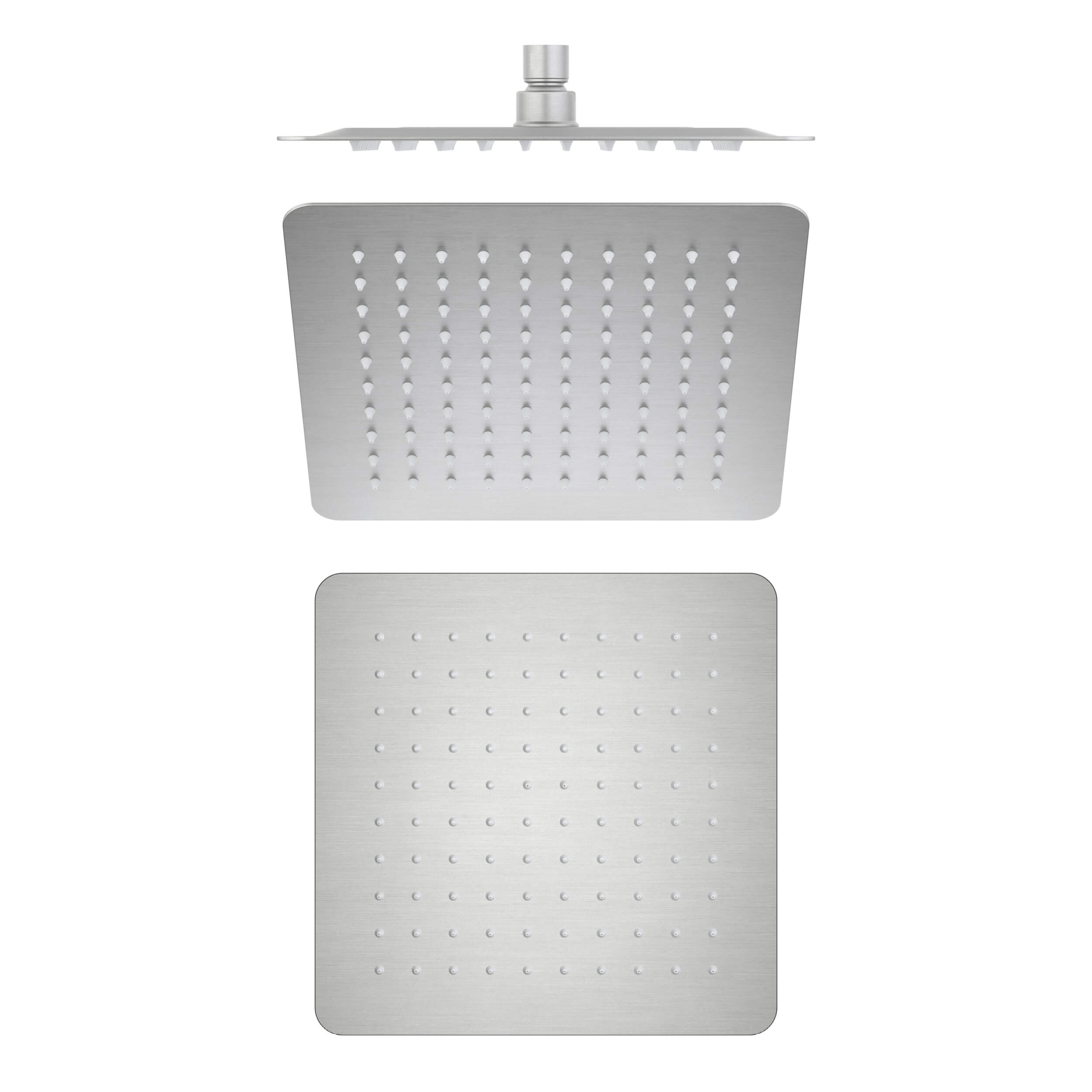 Quadra 10" Metal Rain Shower Head 2mm Ultra Thin Profile