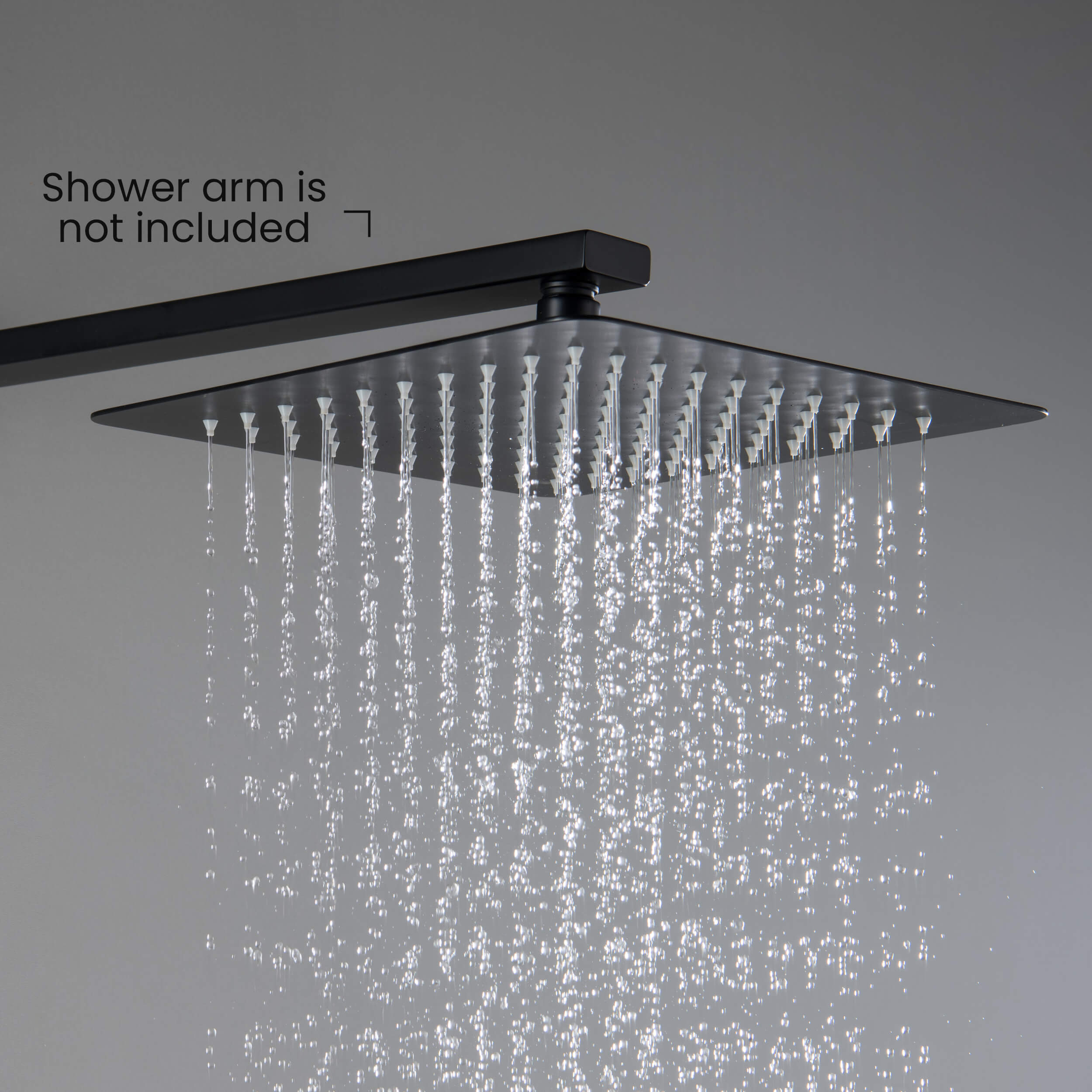 Quadra 10" Metal Rain Shower Head 2mm Ultra Thin Profile
